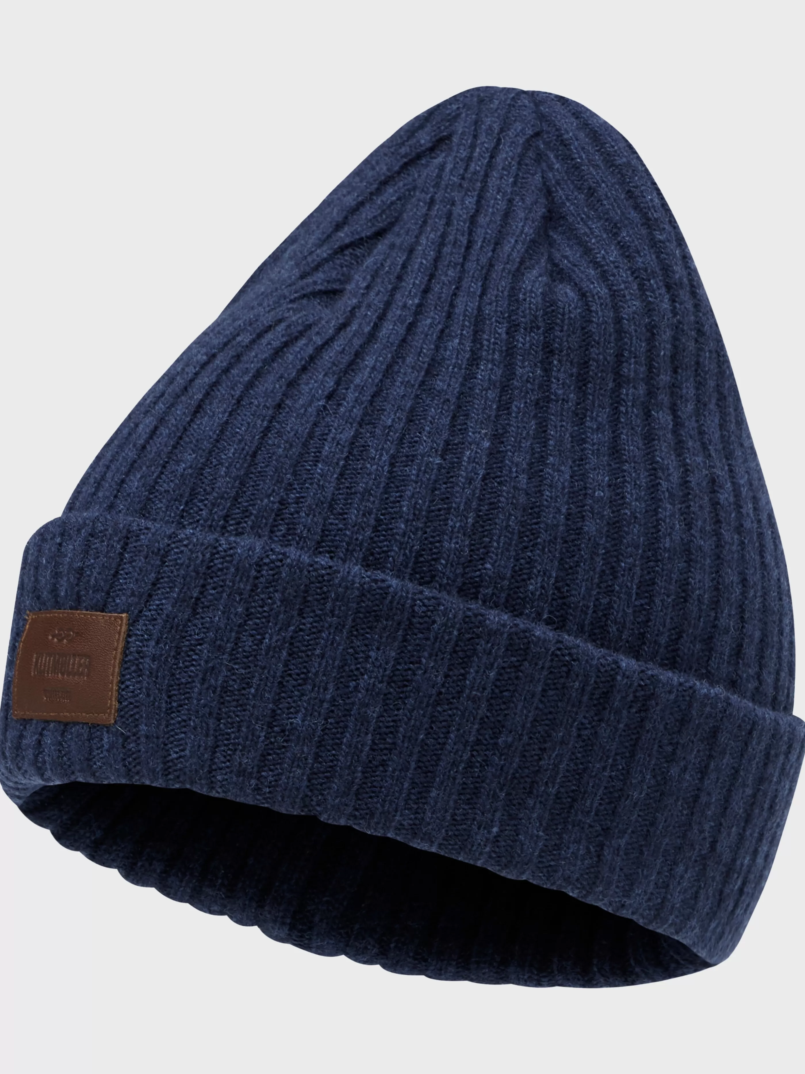 Klitmoller Collective Heavy rib beanie - Deep blue- Accessories