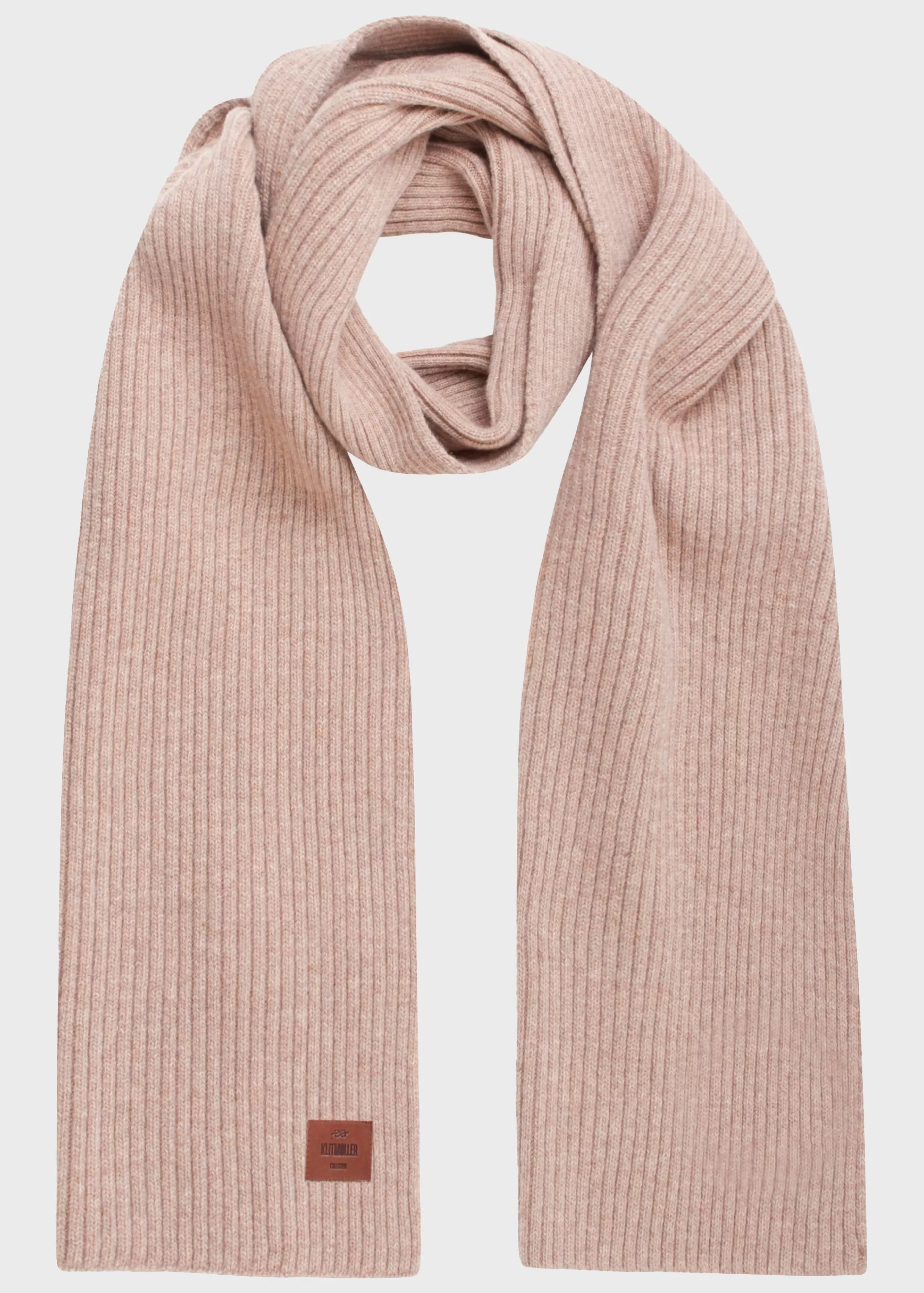 Klitmoller Collective Heavy rib scarf - Sand- Accessories