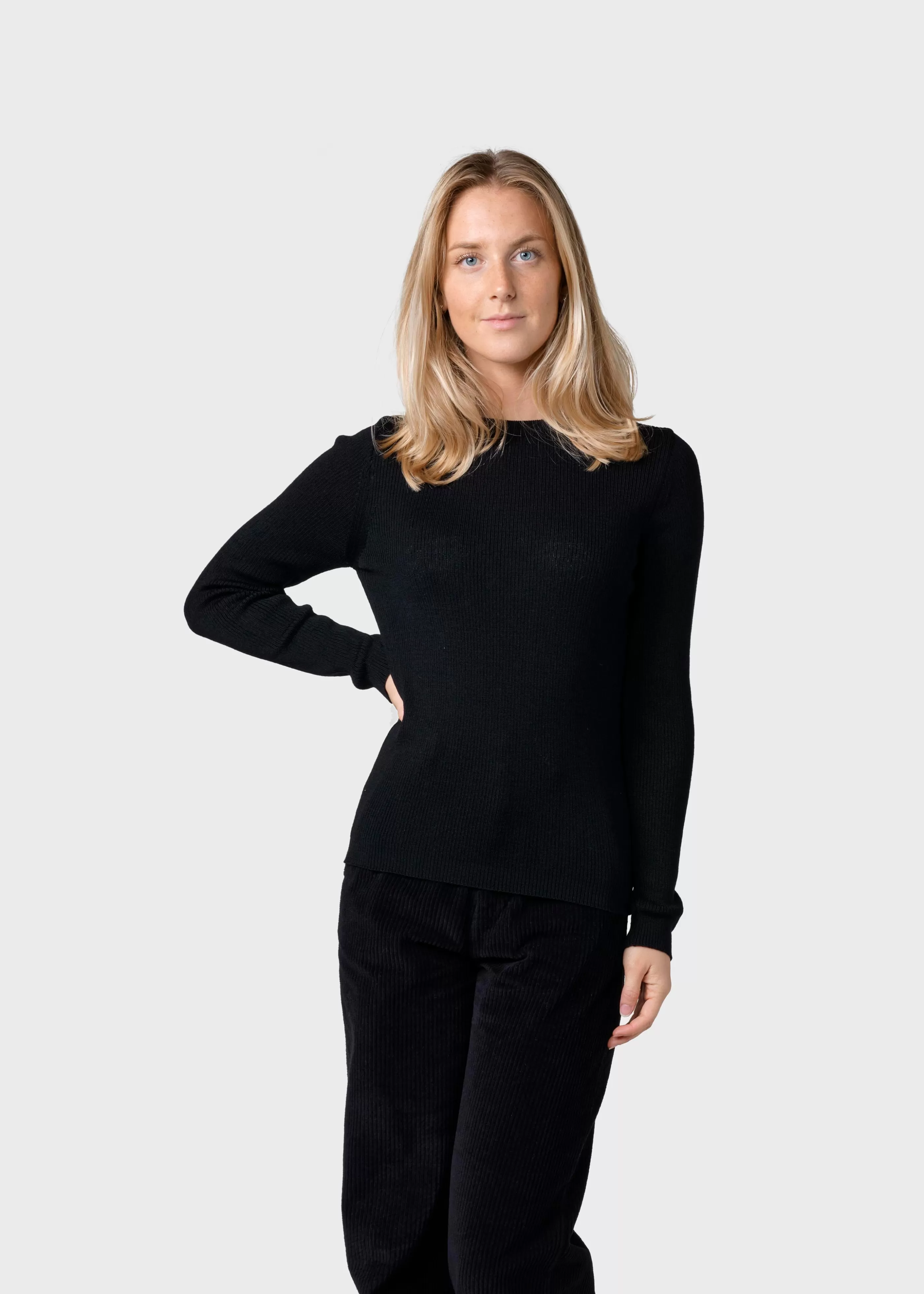 Klitmoller Collective Ingrid knit - Black- Strick