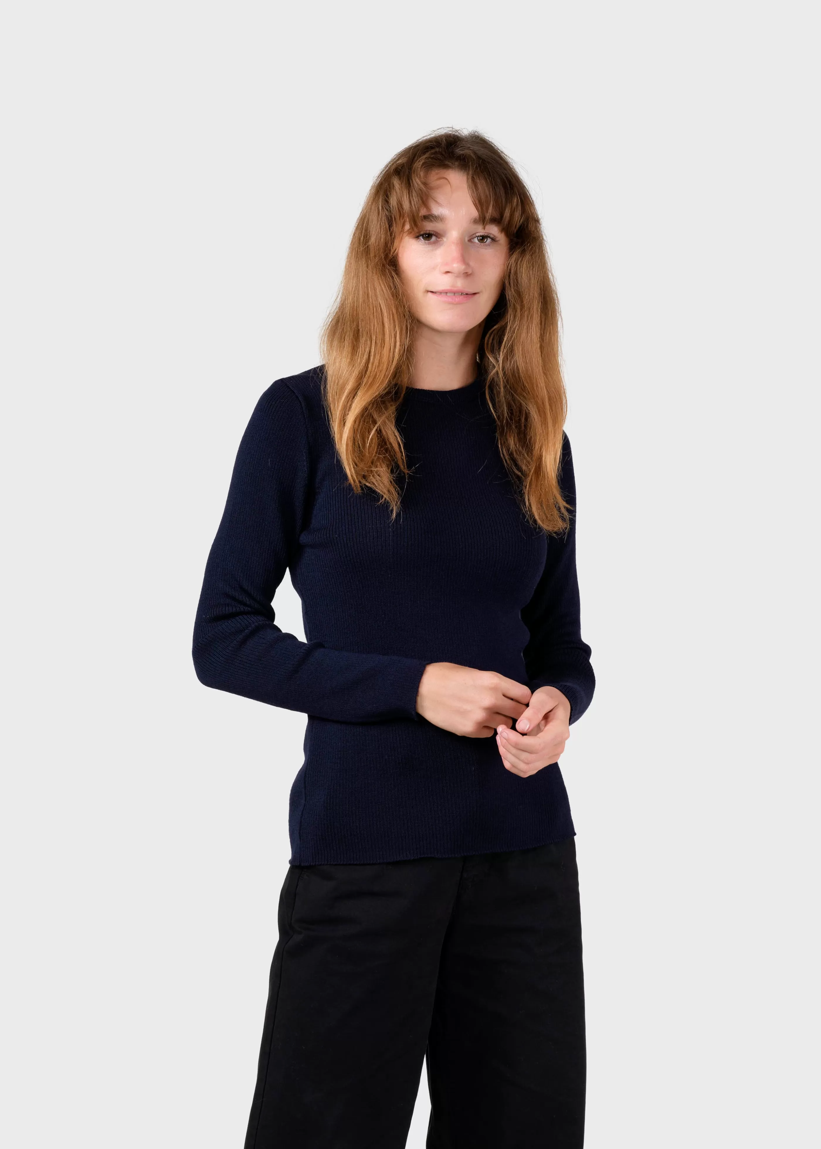 Klitmoller Collective Ingrid knit - Navy- Strick