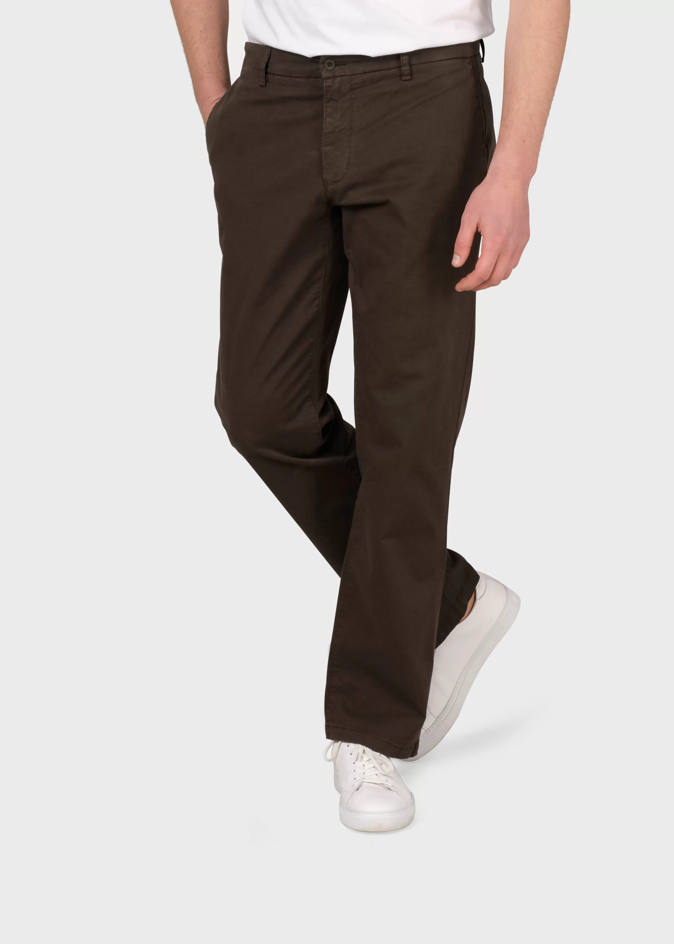 Klitmoller Collective Jan chino - Olive- Hosen