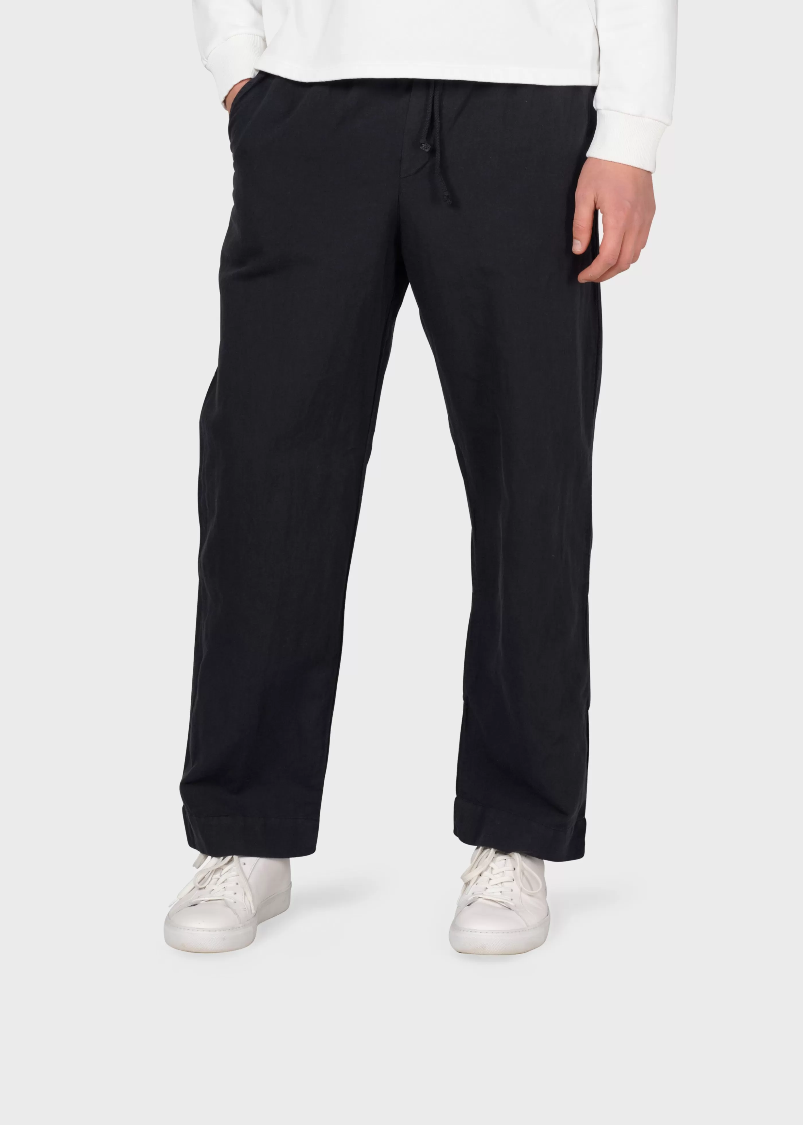 Klitmoller Collective Jens linen pant - Navy- Hosen