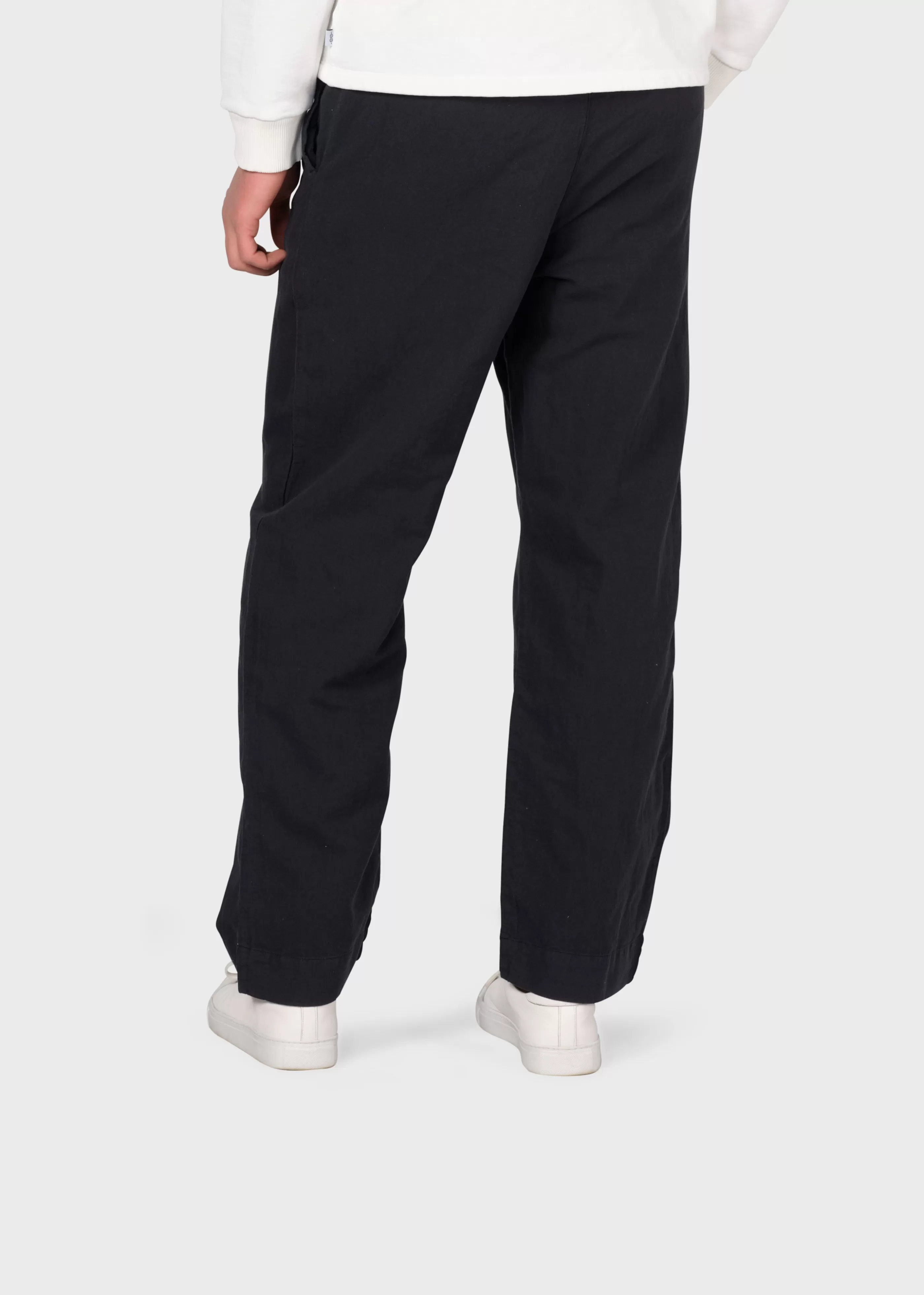 Klitmoller Collective Jens linen pant - Navy- Hosen