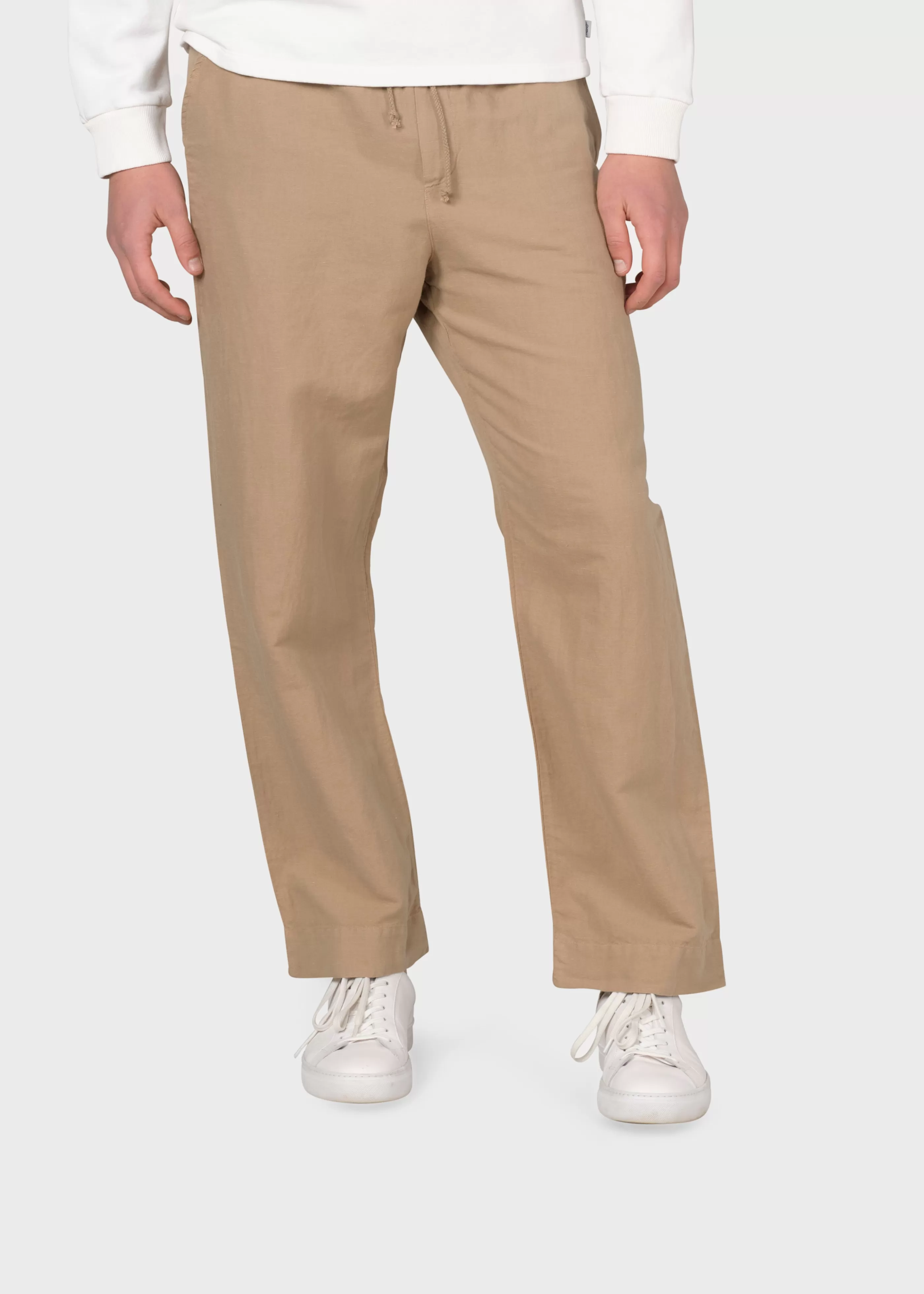 Klitmoller Collective Jens linen pant - Sand- Hosen