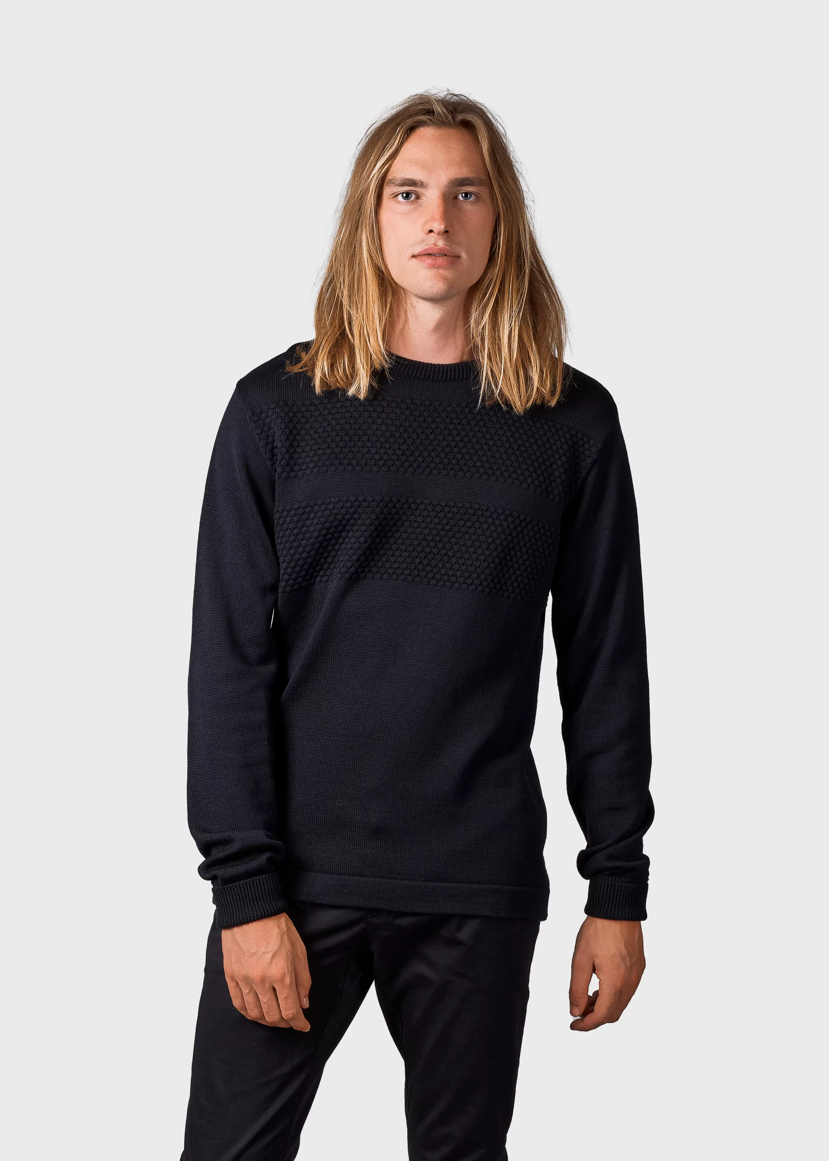 Klitmoller Collective Johan knit - Black- Strick