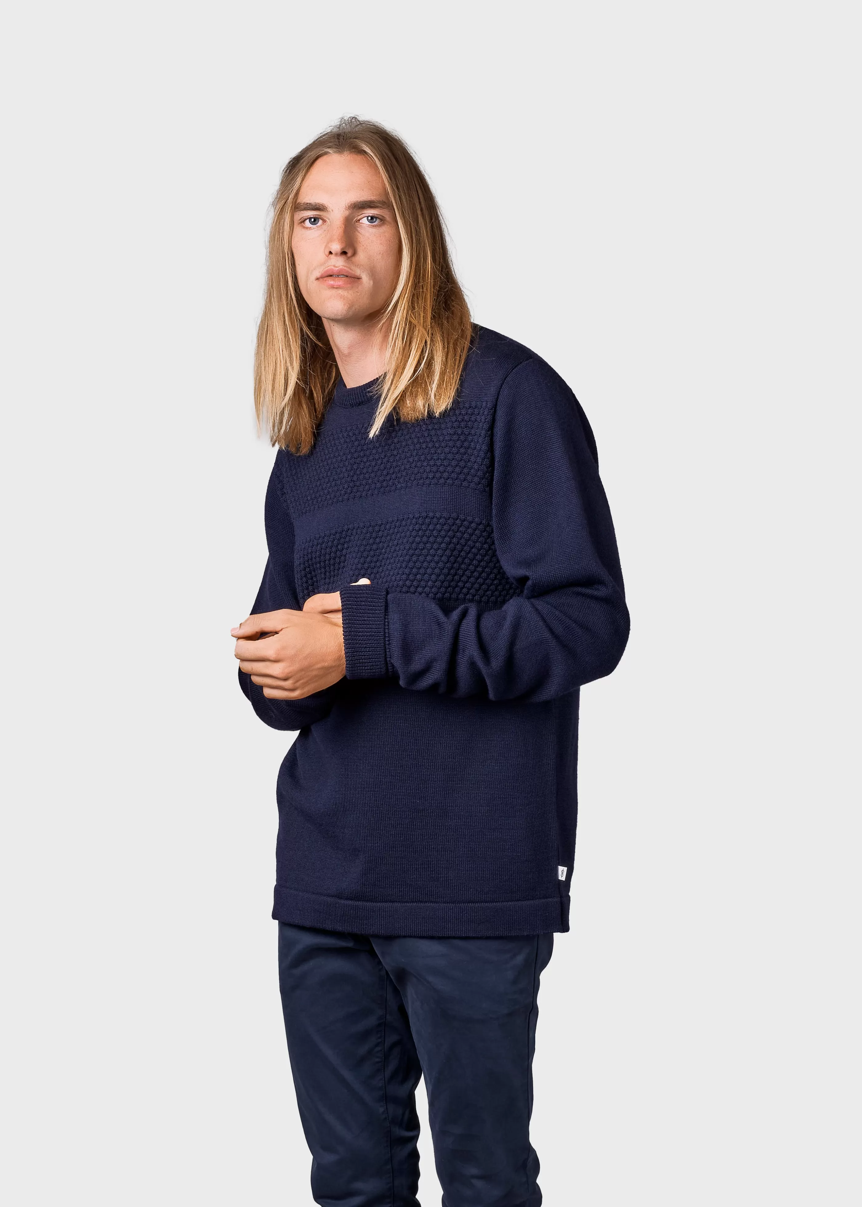 Klitmoller Collective Johan knit - Navy- Strick