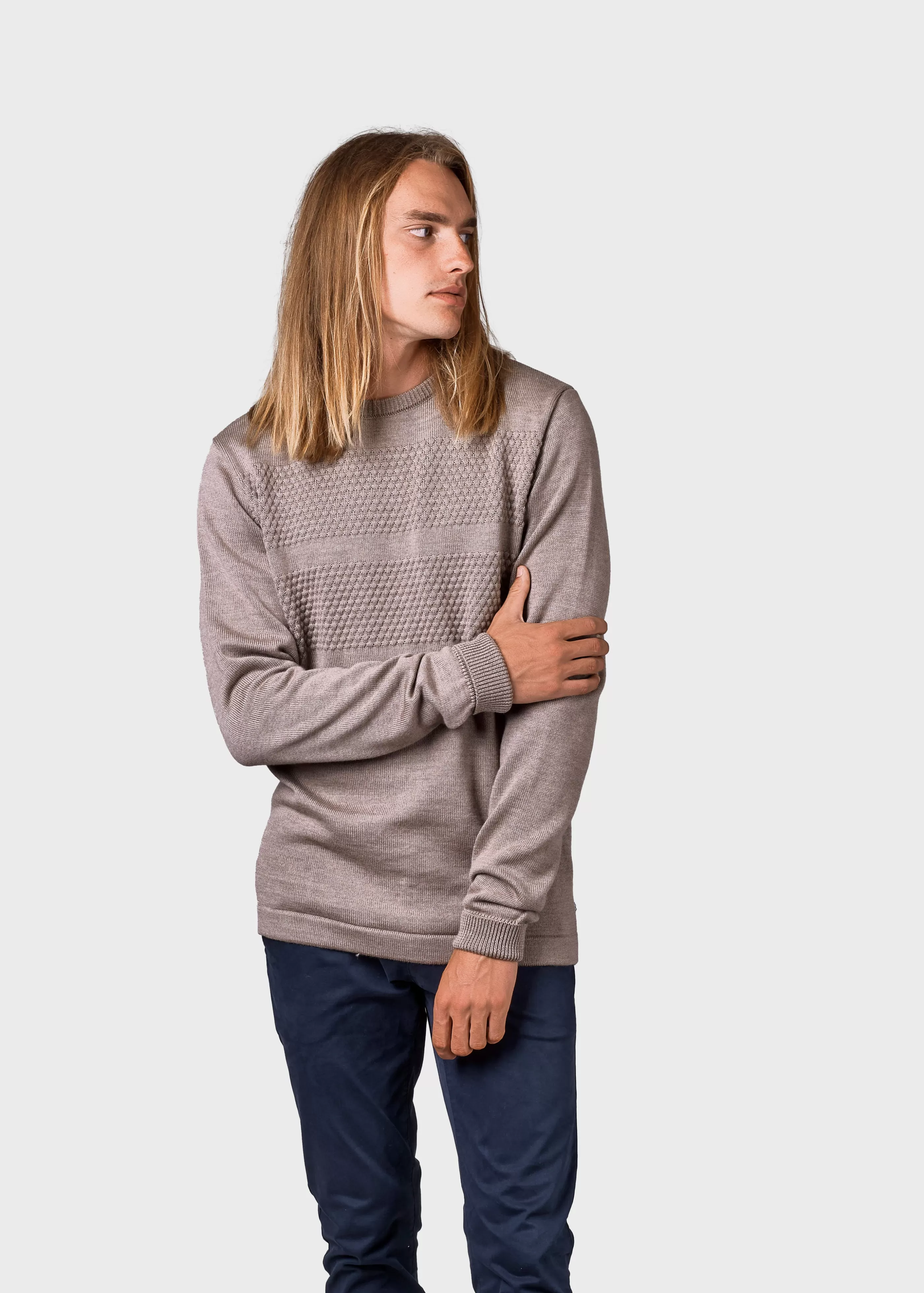 Klitmoller Collective Johan knit - Sand- Strick