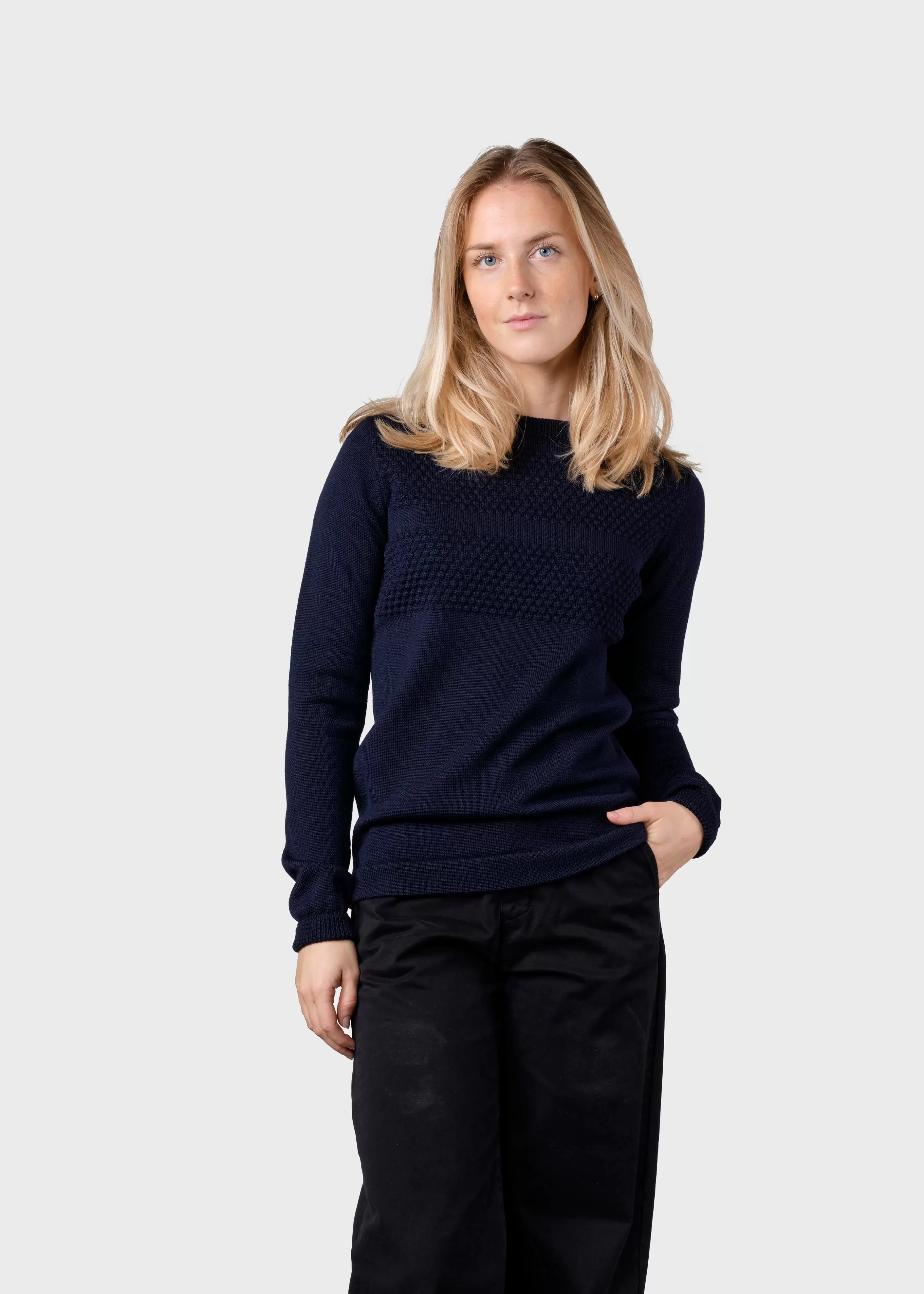 Klitmoller Collective Johanne knit - Navy- Strick