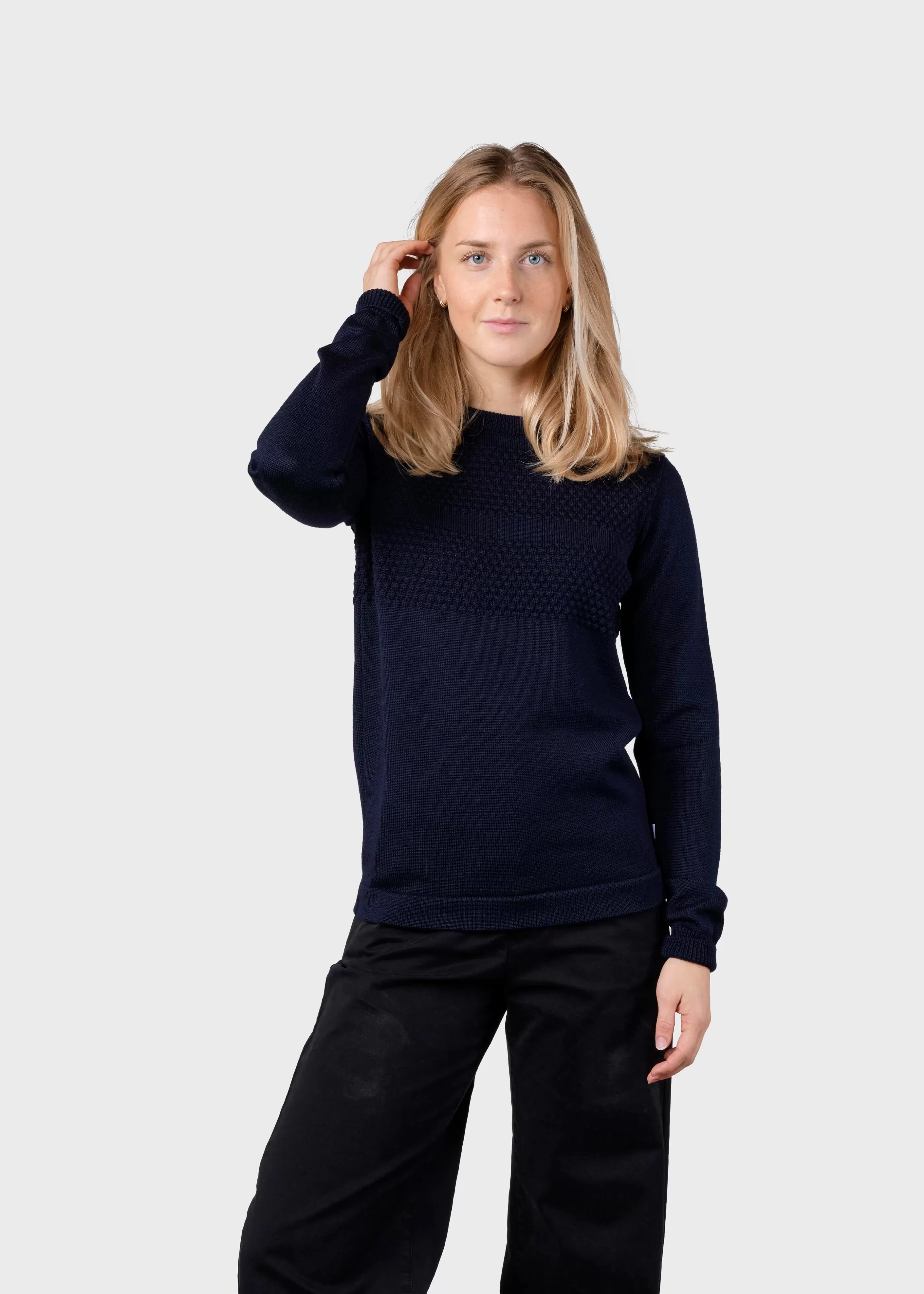 Klitmoller Collective Johanne knit - Navy- Strick