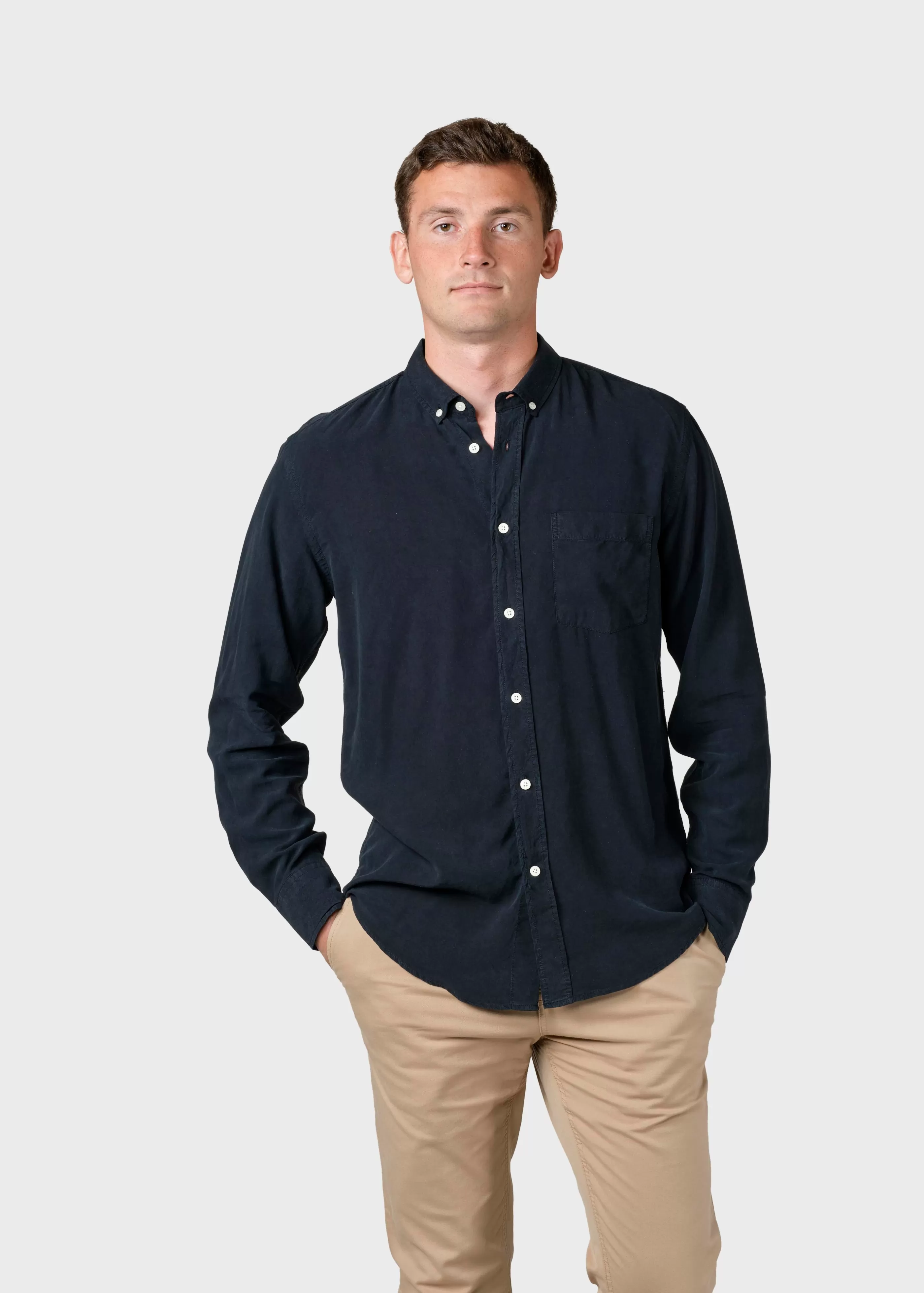 Klitmoller Collective Justin shirt - Navy- Hemden