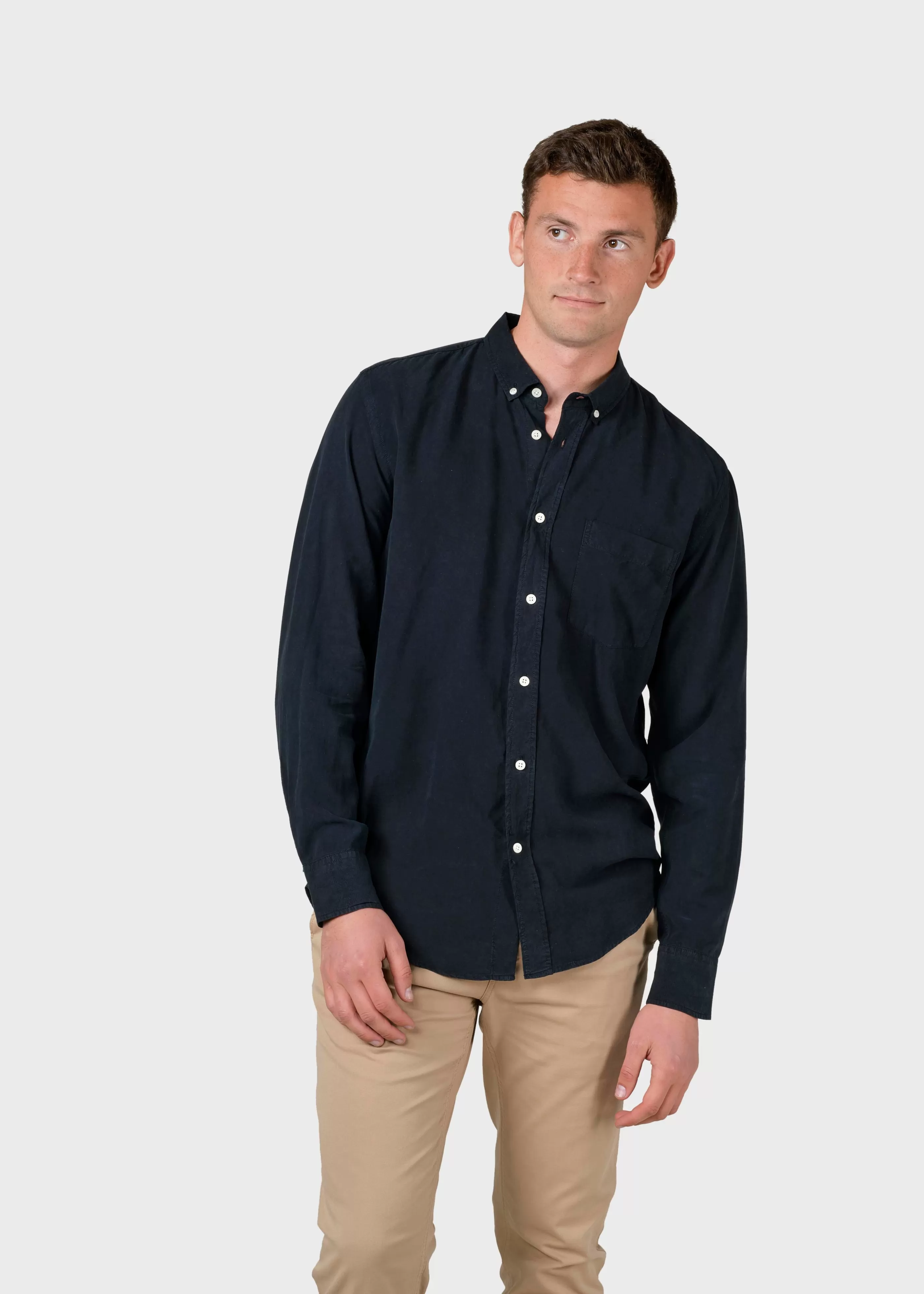 Klitmoller Collective Justin shirt - Navy- Hemden