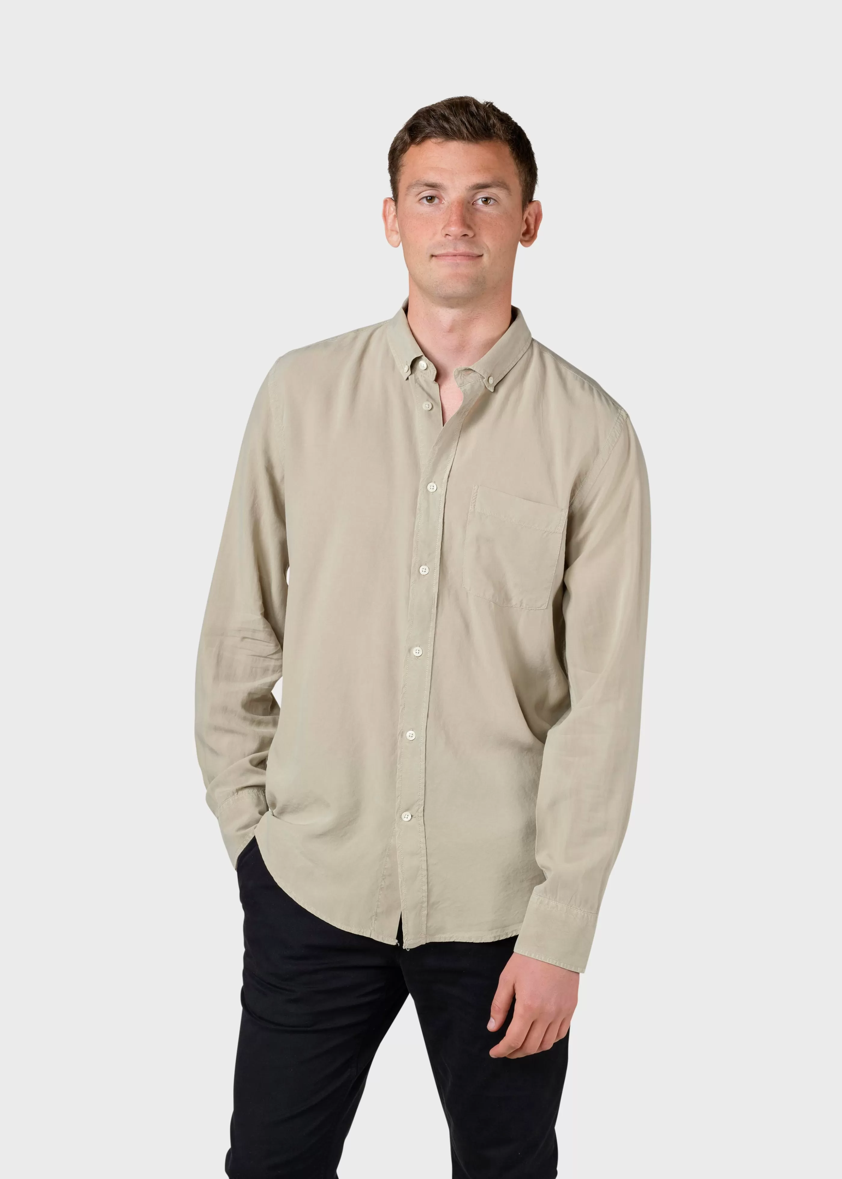 Klitmoller Collective Justin shirt - Sand- Hemden