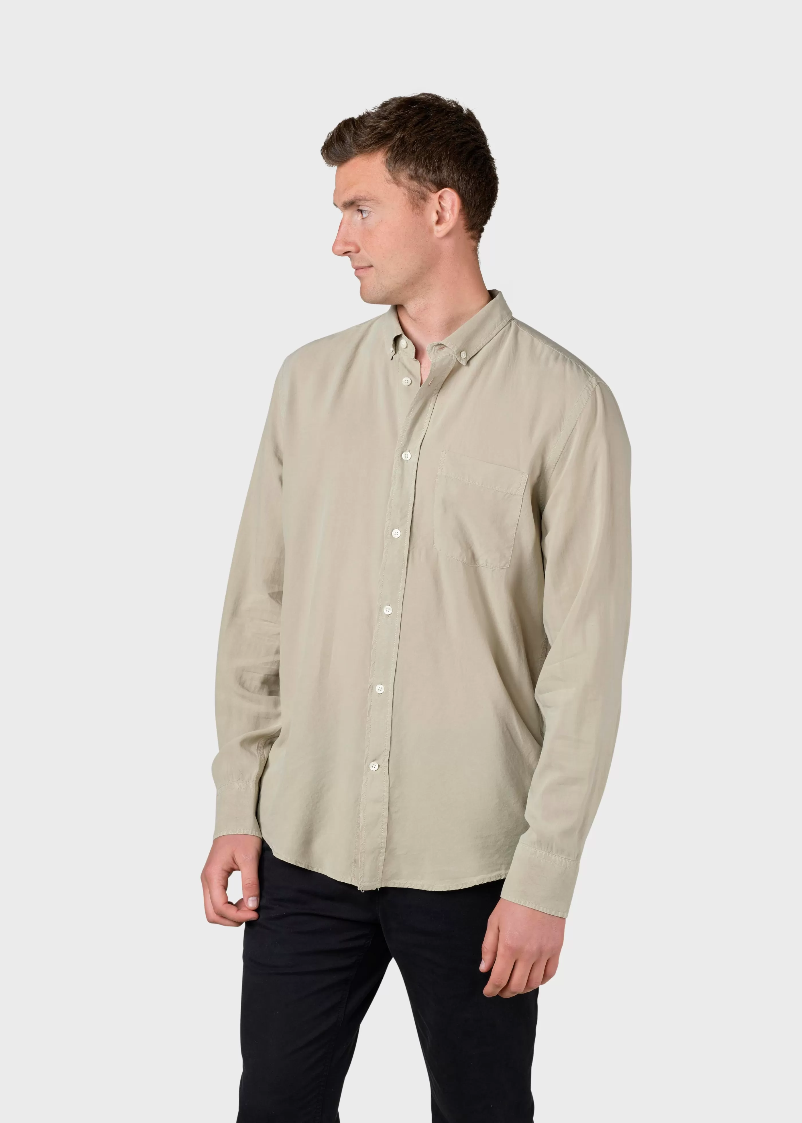 Klitmoller Collective Justin shirt - Sand- Hemden