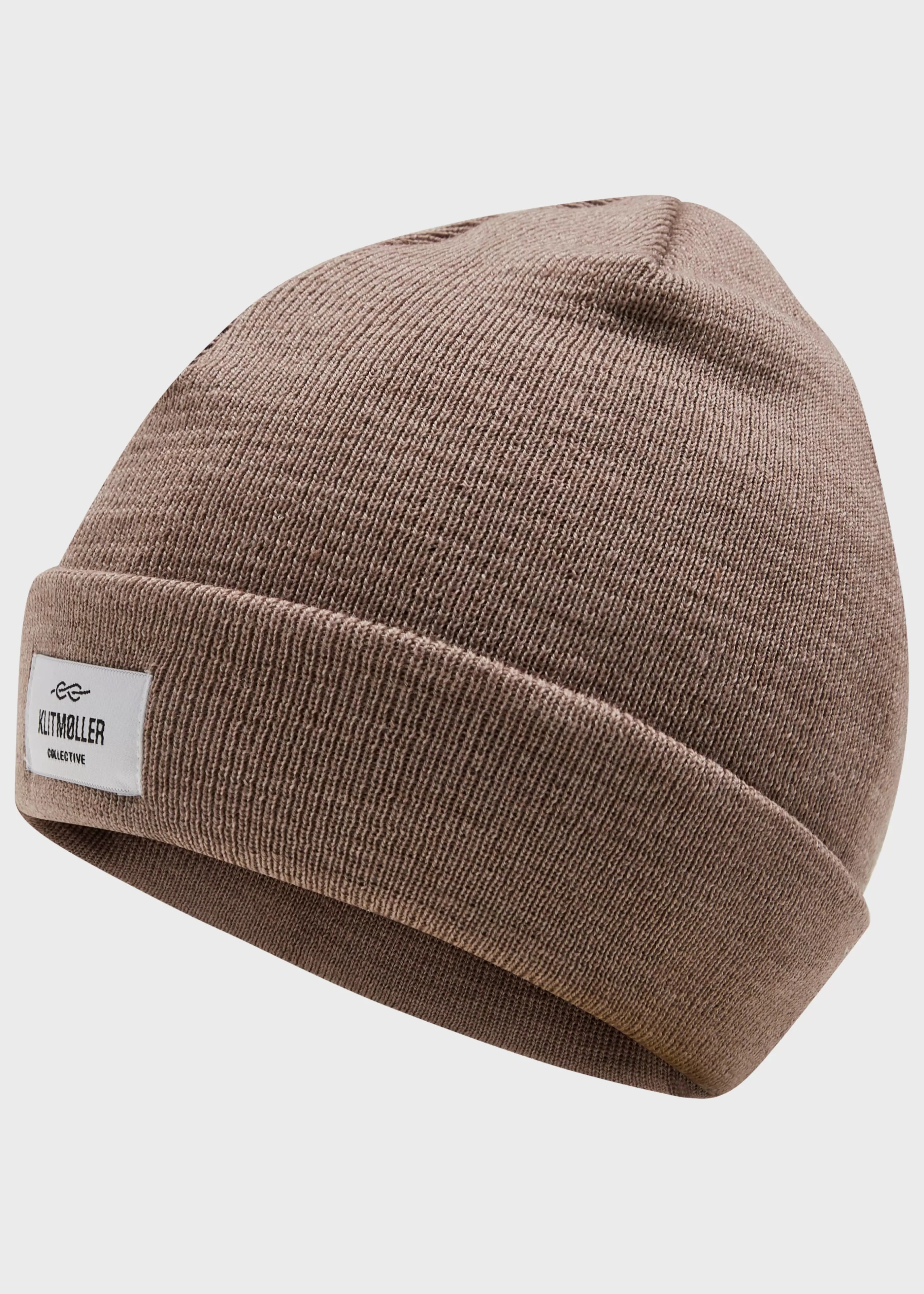 Klitmoller Collective Kids fine merino beanie - Sand- Accessories