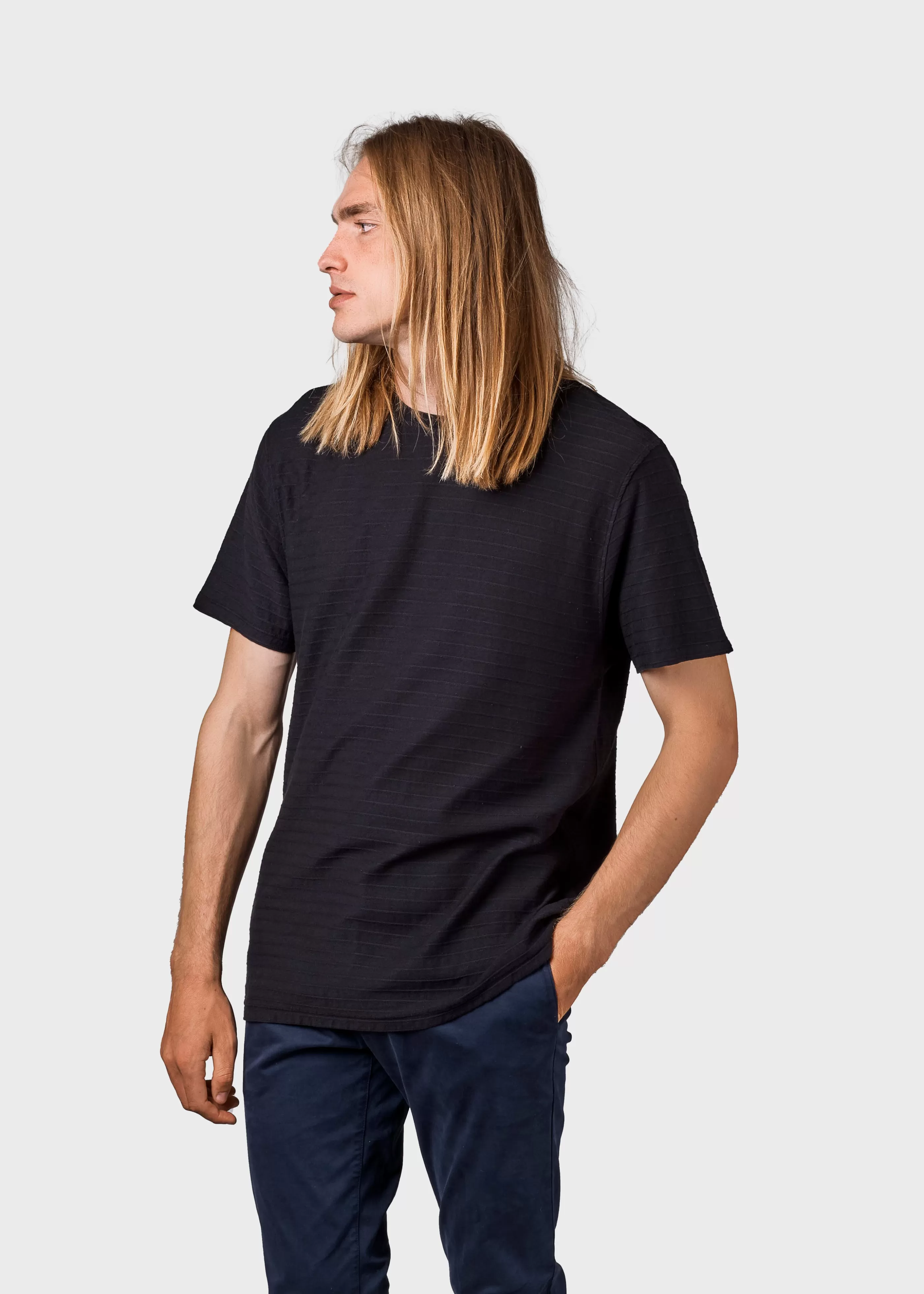 Klitmoller Collective Lauge tee - Black- T-shirts