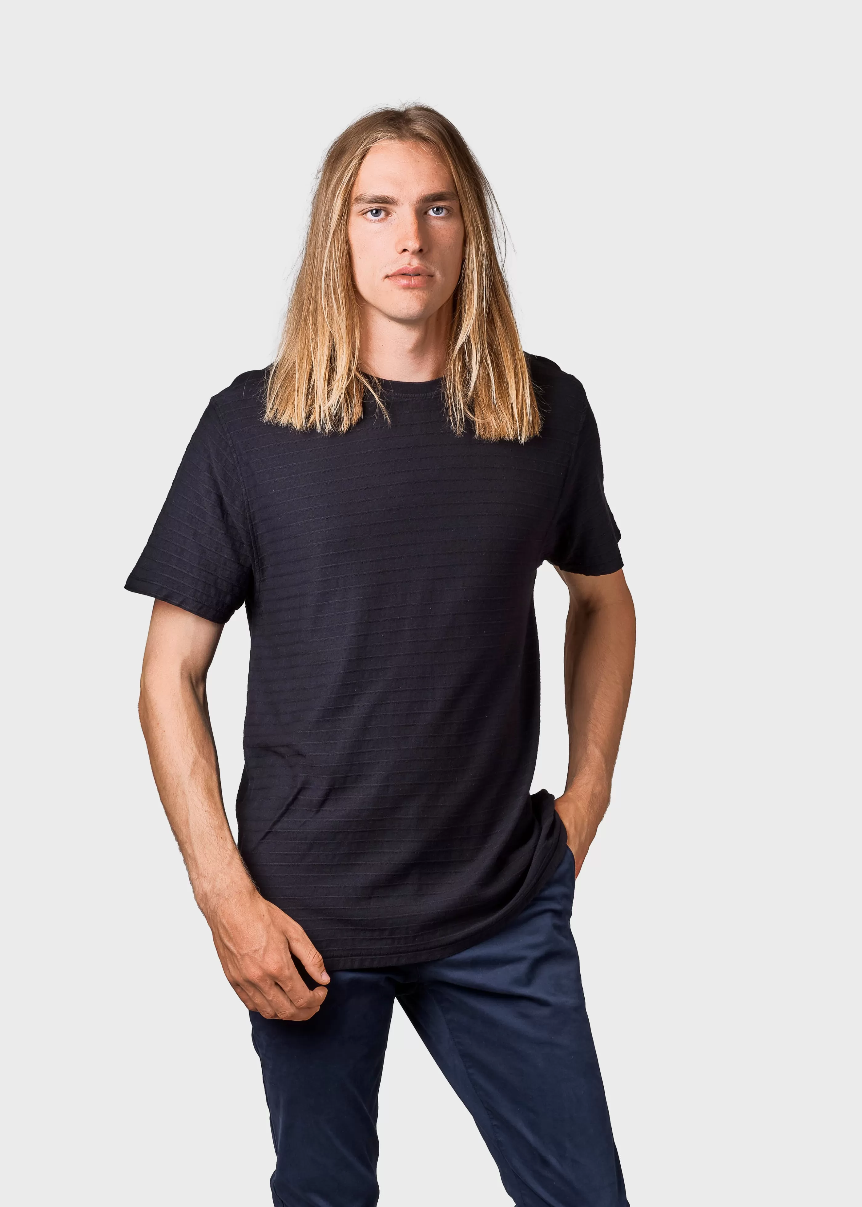 Klitmoller Collective Lauge tee - Black- T-shirts