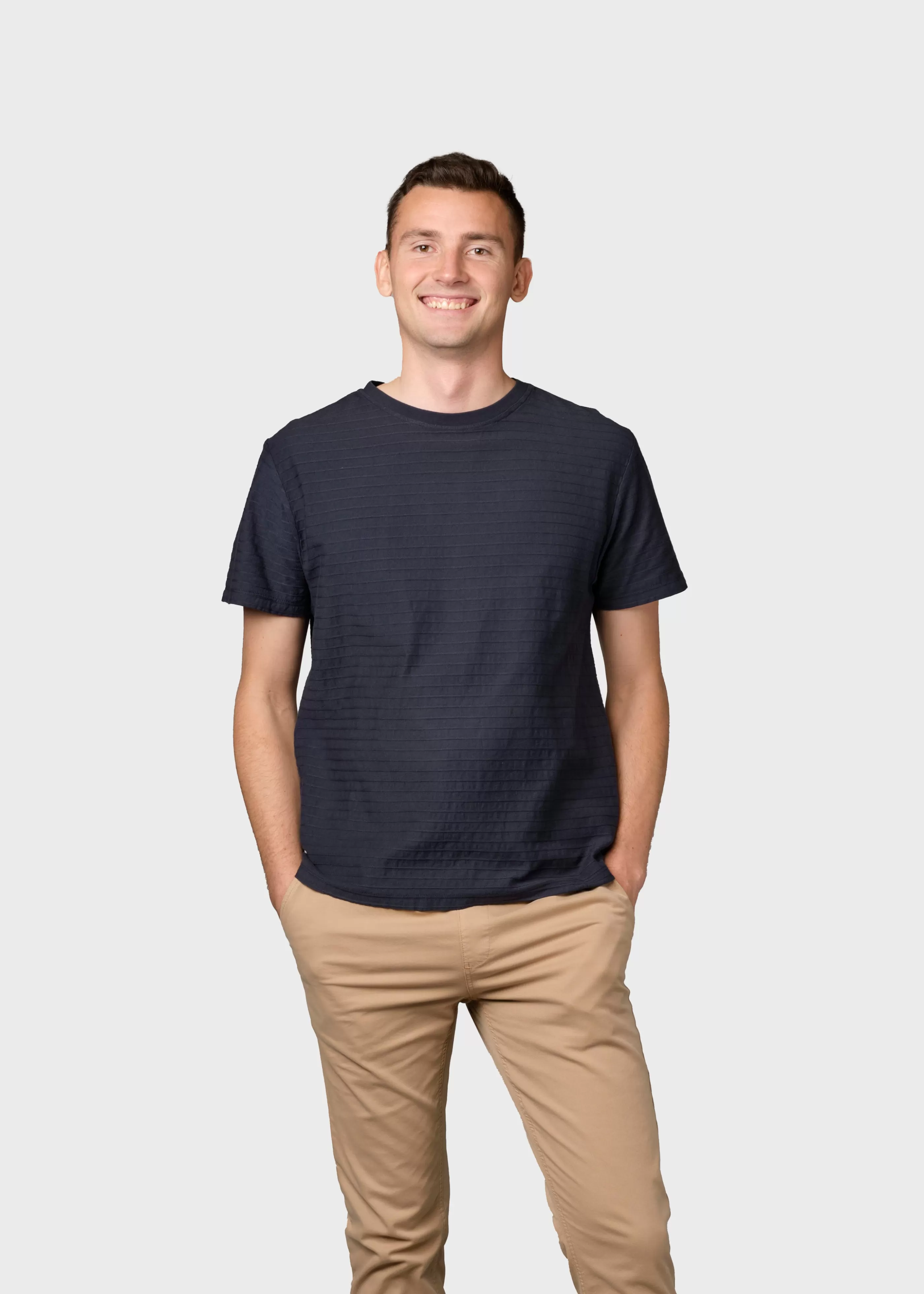 Klitmoller Collective Lauge tee - Navy- T-shirts