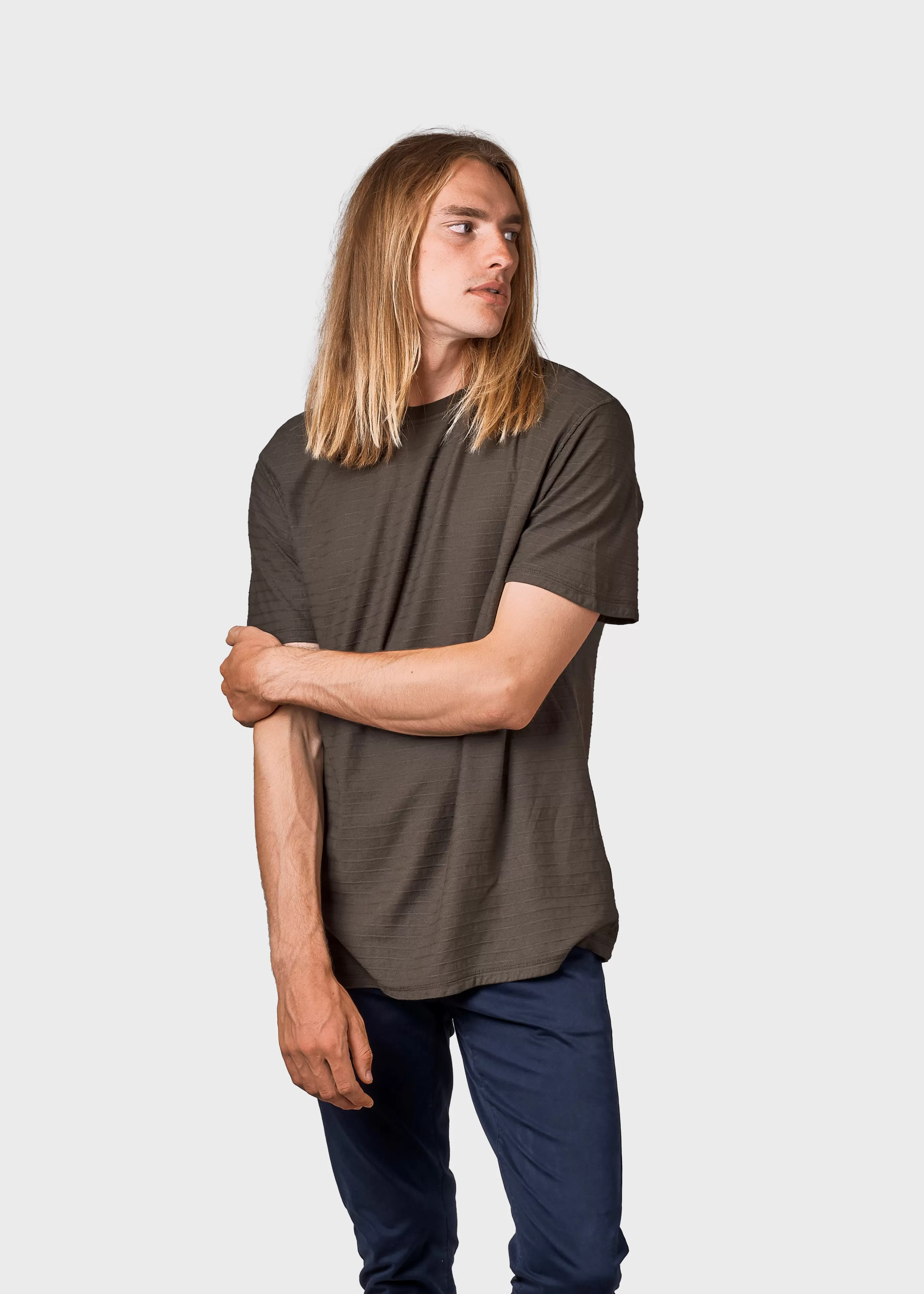 Klitmoller Collective Lauge tee - Olive- T-shirts