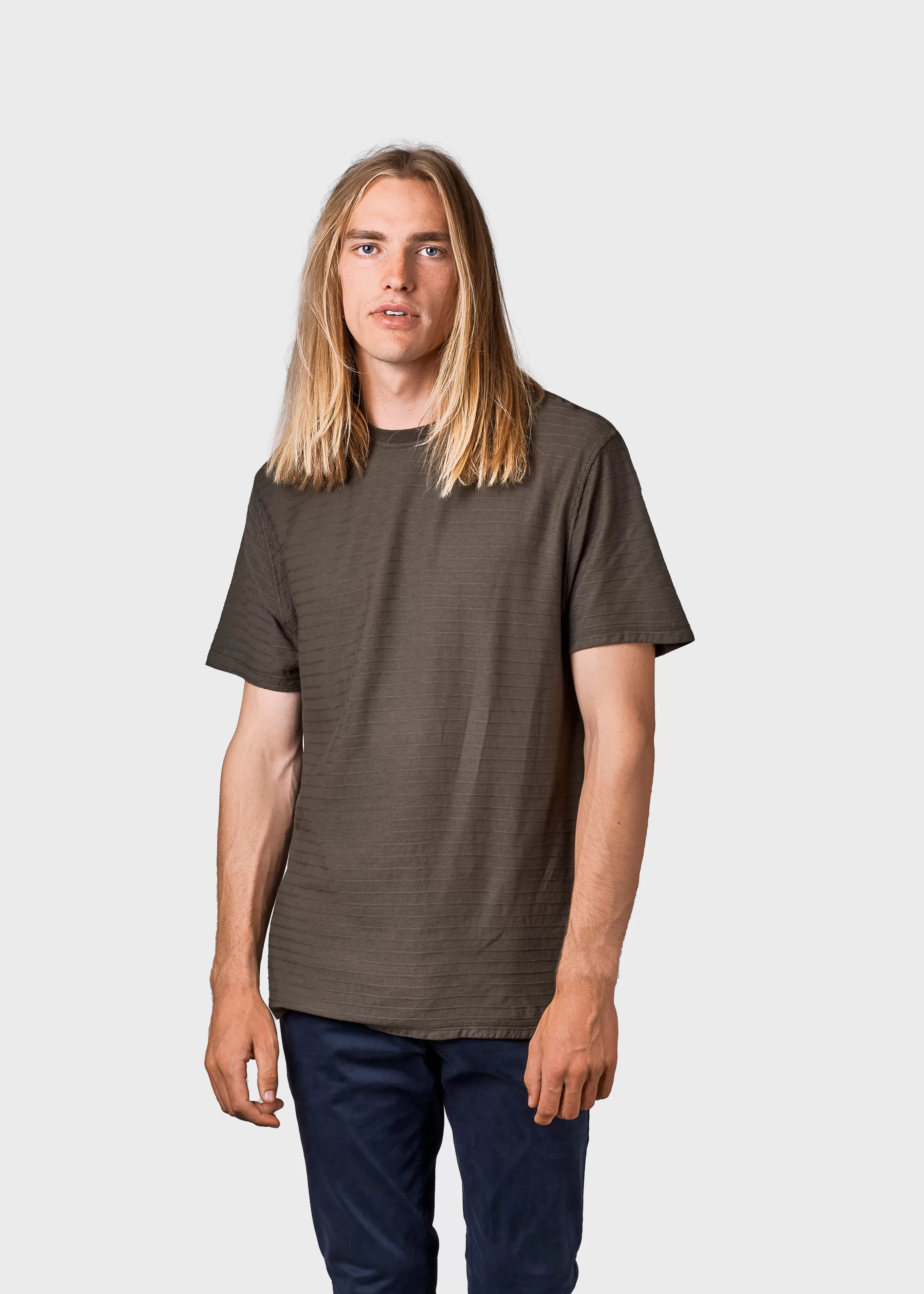 Klitmoller Collective Lauge tee - Olive- T-shirts