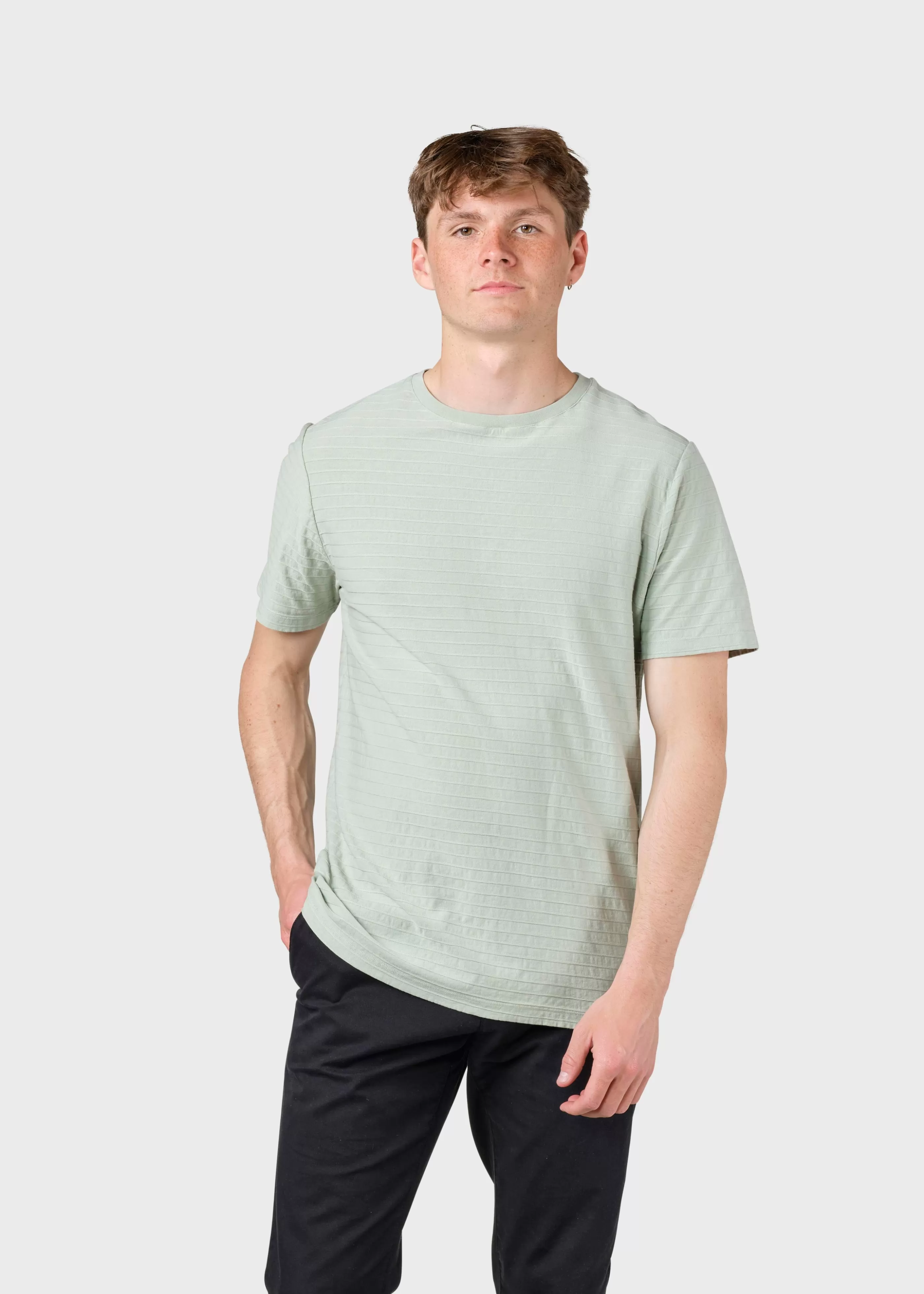 Klitmoller Collective Lauge tee - Sage- T-shirts