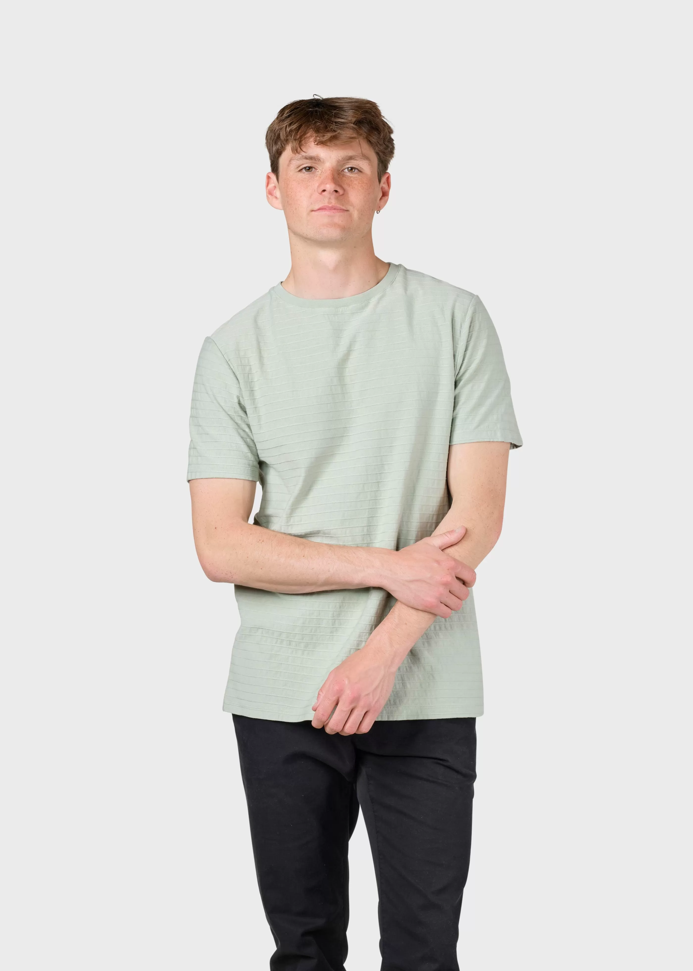 Klitmoller Collective Lauge tee - Sage- T-shirts