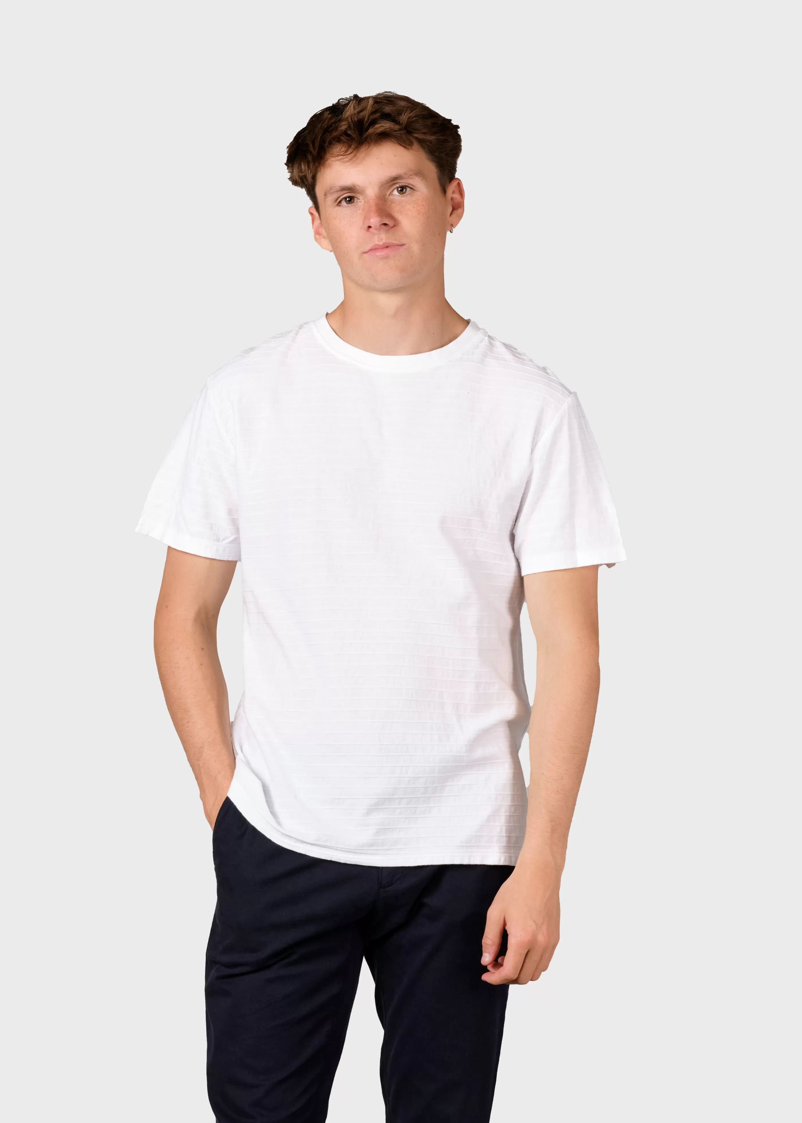 Klitmoller Collective Lauge tee - White- T-shirts