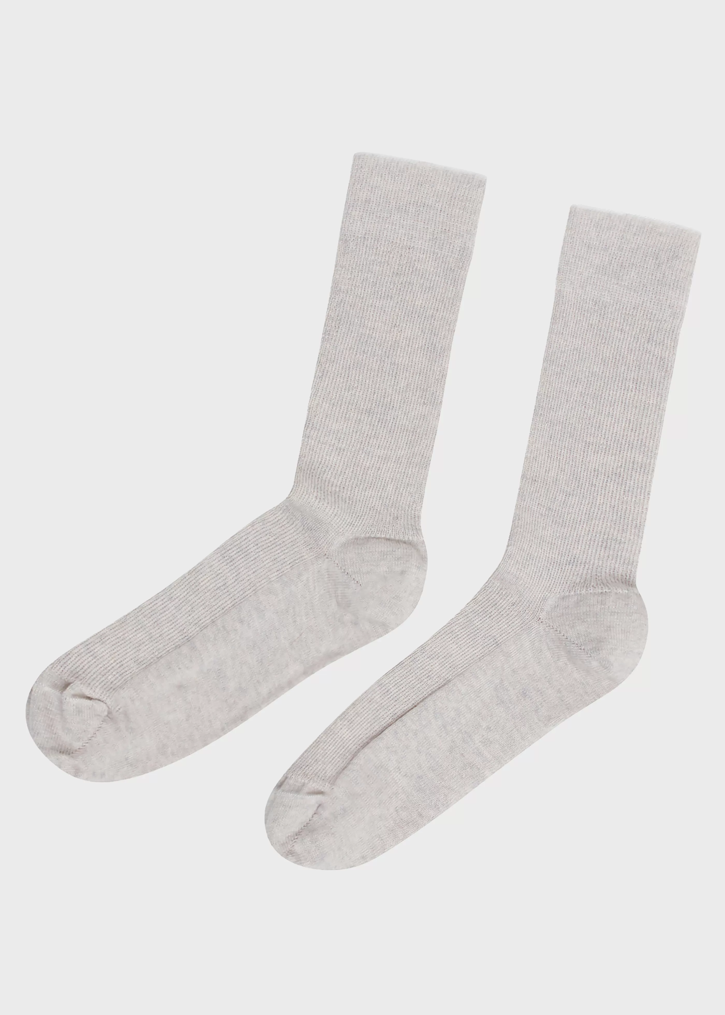 Klitmoller Collective Light merino sock - Pastel grey- Accessories