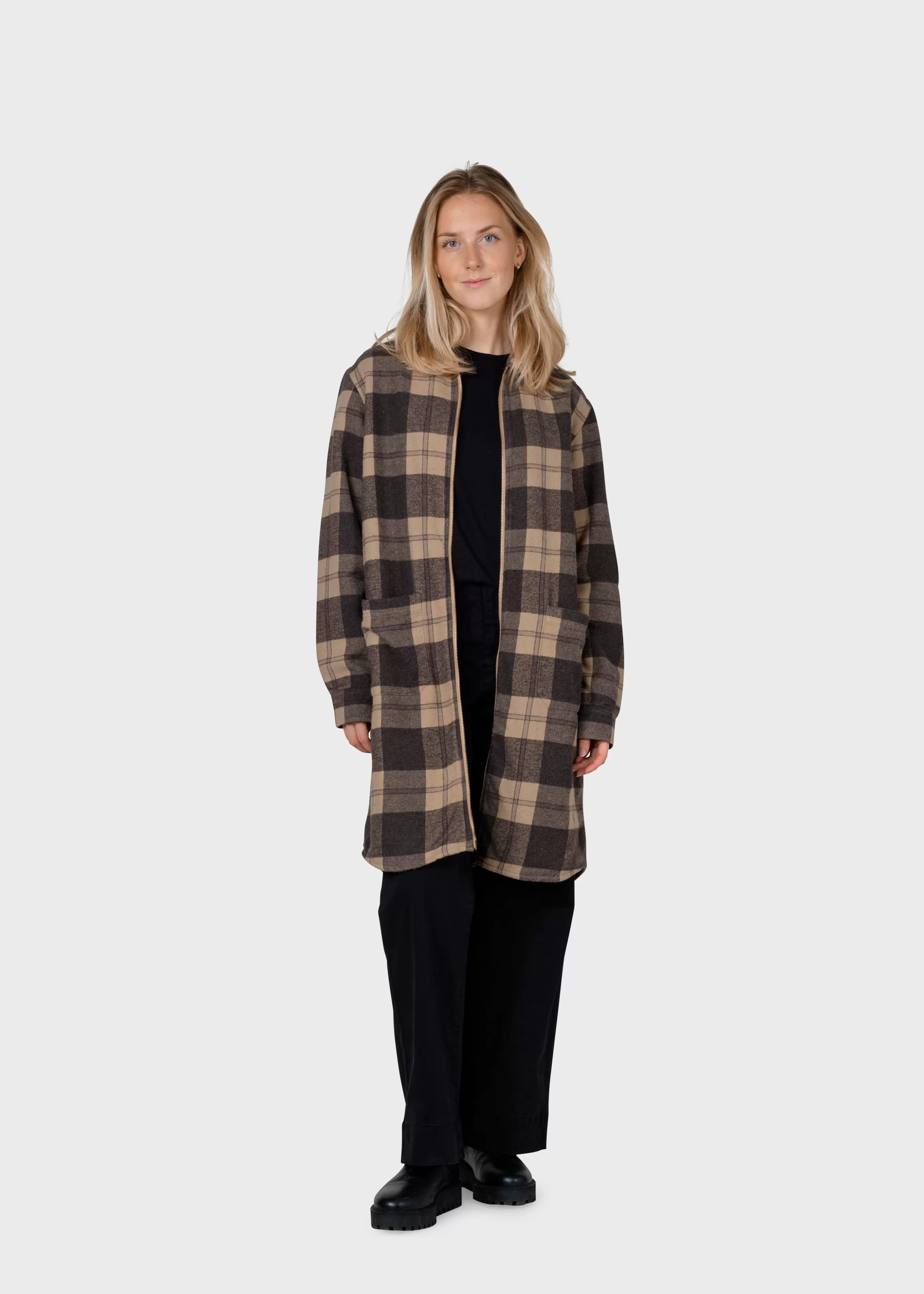 Klitmoller Collective Lolly checked overshirt - - Jacken