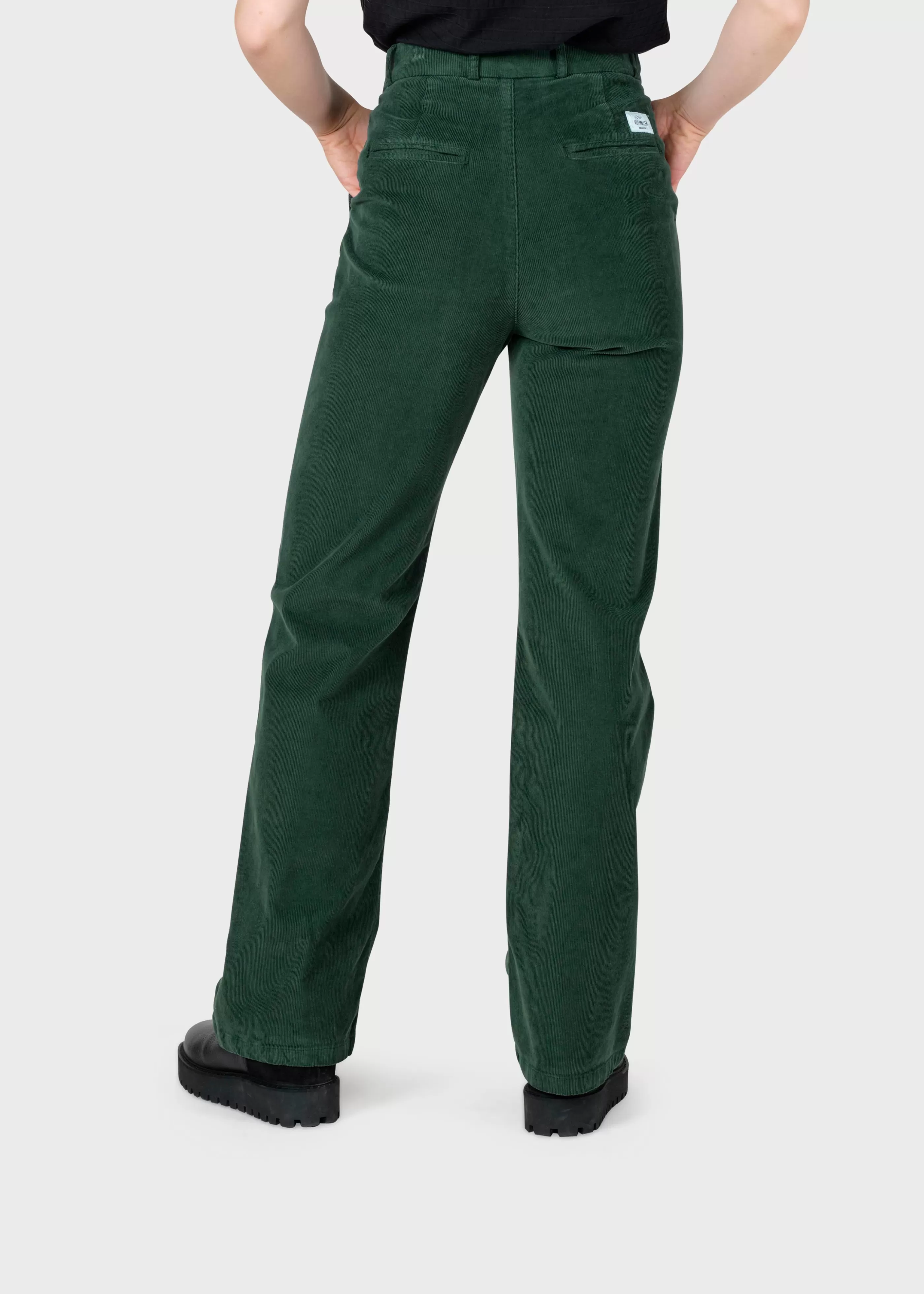 Klitmoller Collective Lone corduroy pant - Moss Green- Hosen