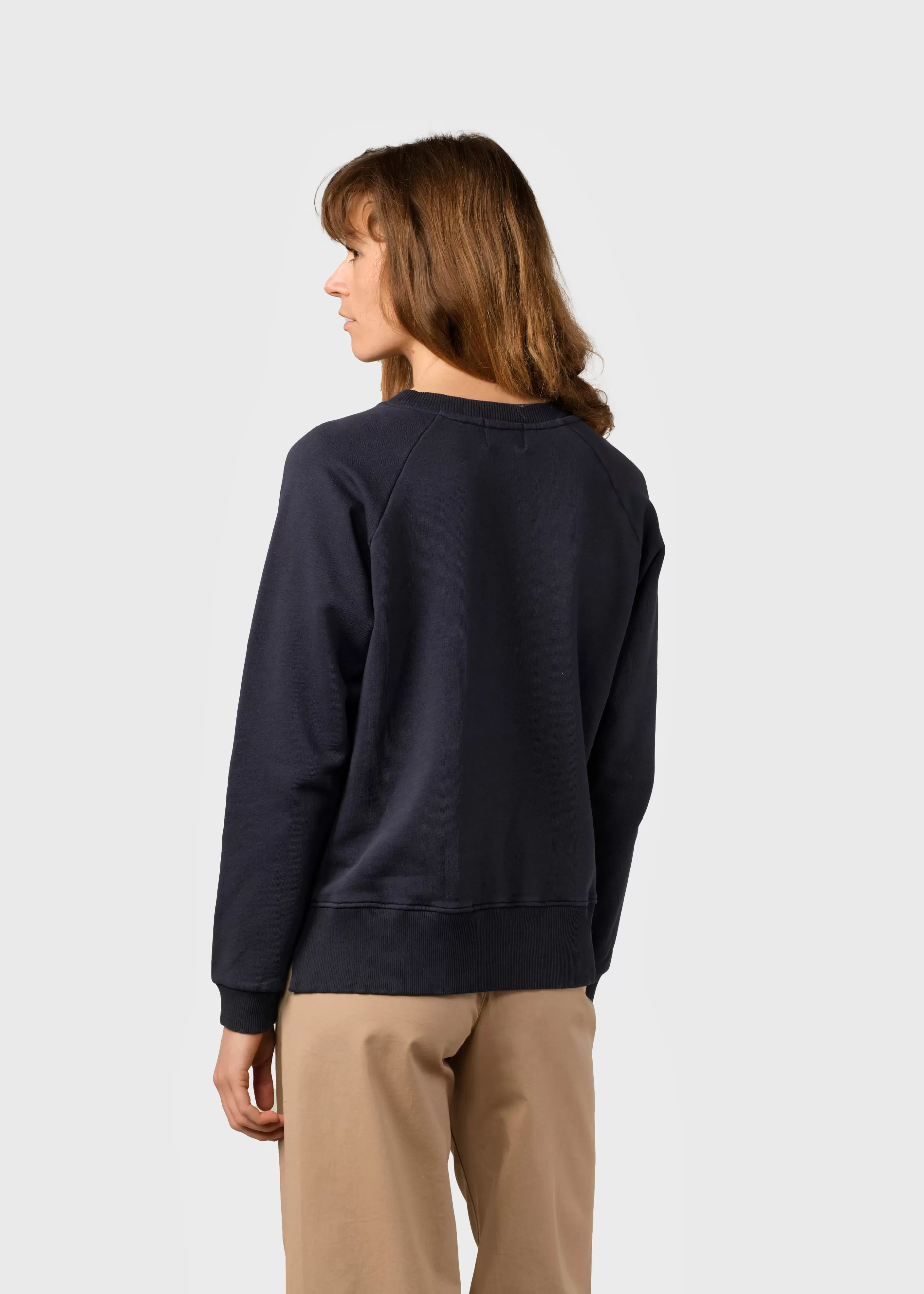 Klitmoller Collective Maja logo crew - Navy- Sweatshirts