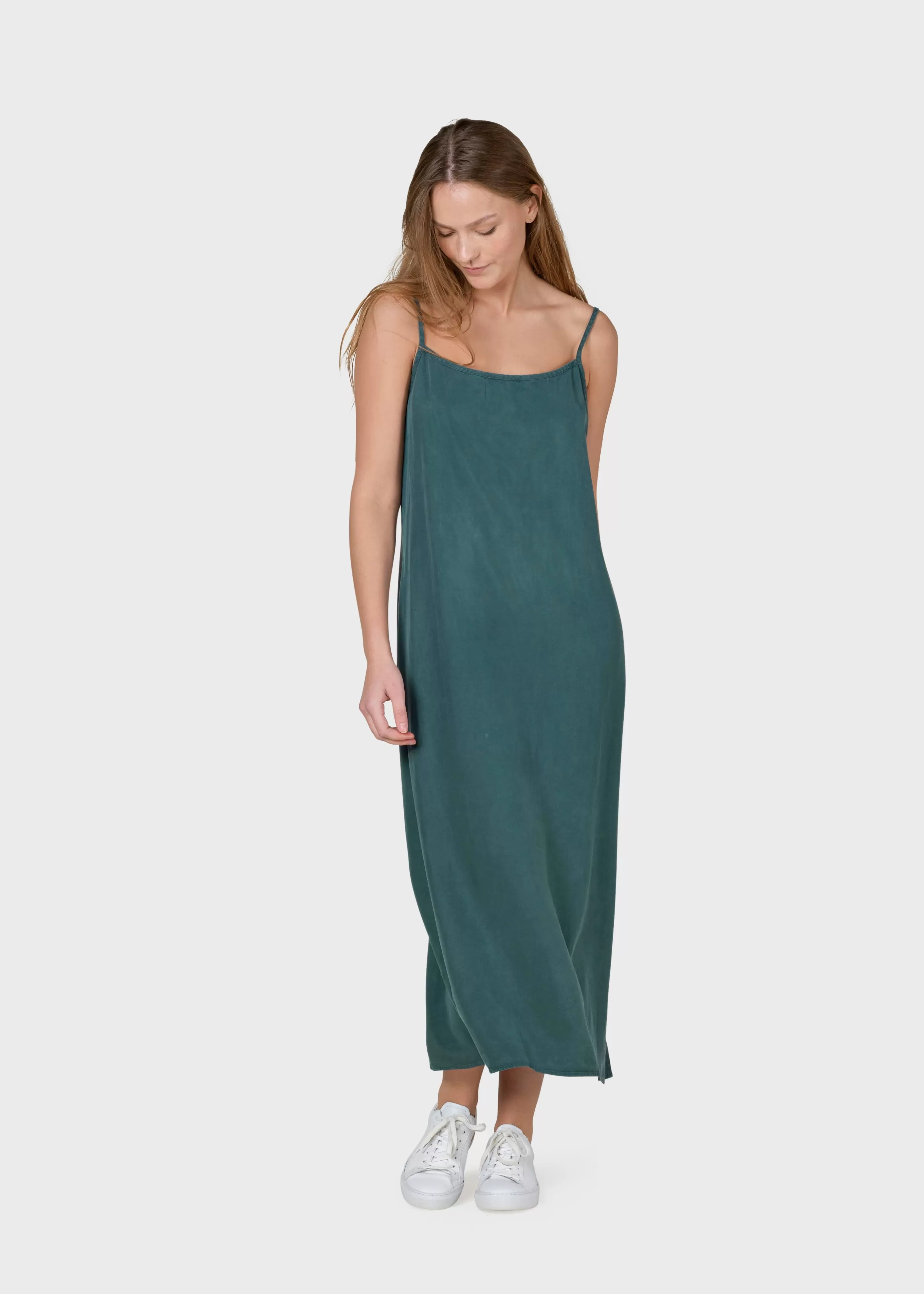 Klitmoller Collective Manuella dress - Moss Green- Kleider