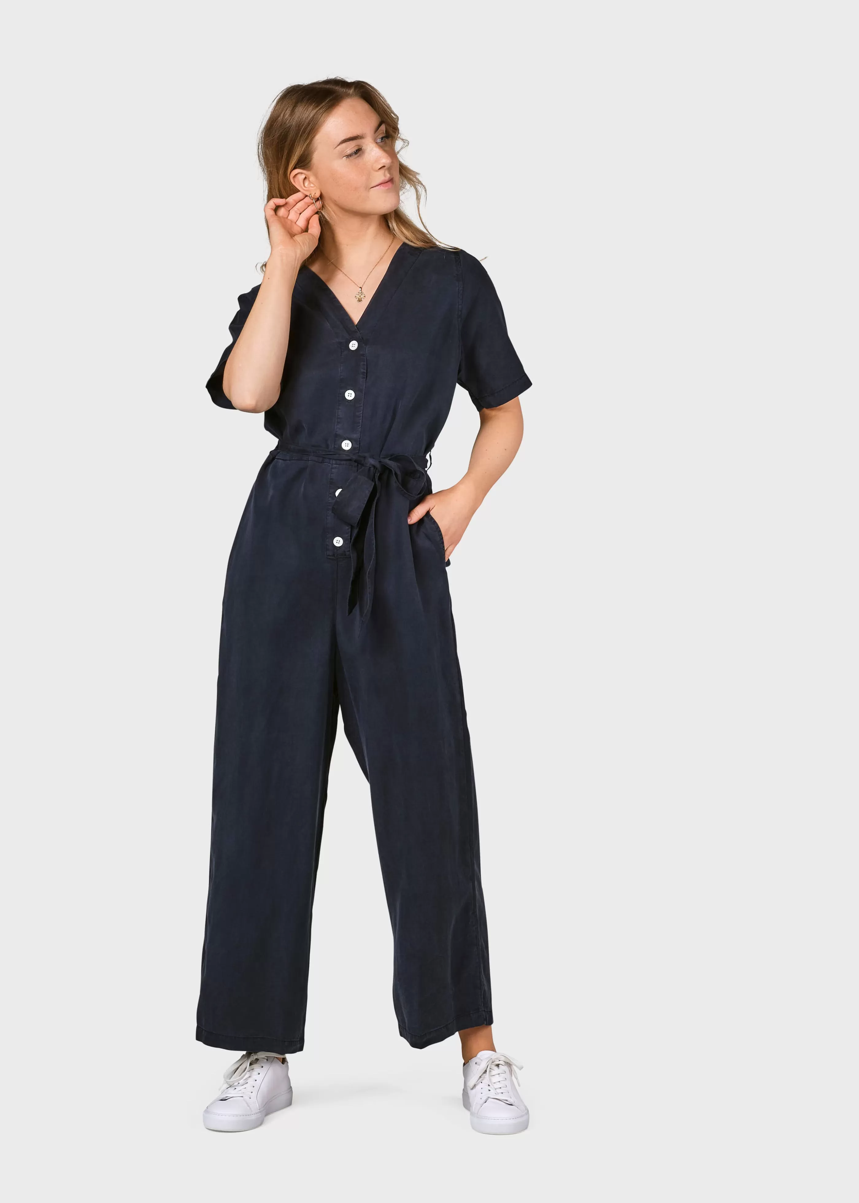 Klitmoller Collective Marna jumpsuit - Navy- Jumpsuits