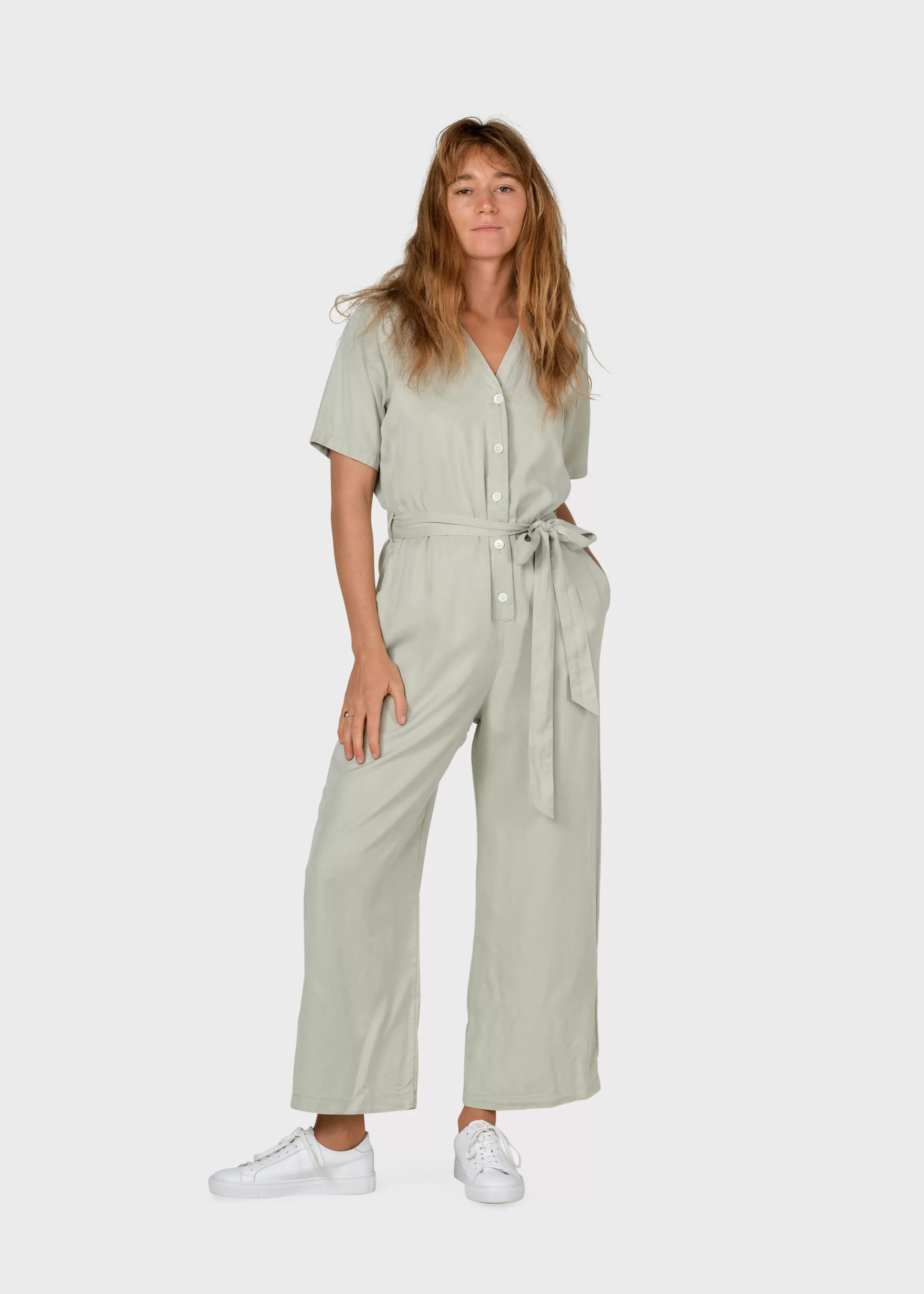 Klitmoller Collective Marna jumpsuit - Sage- Jumpsuits