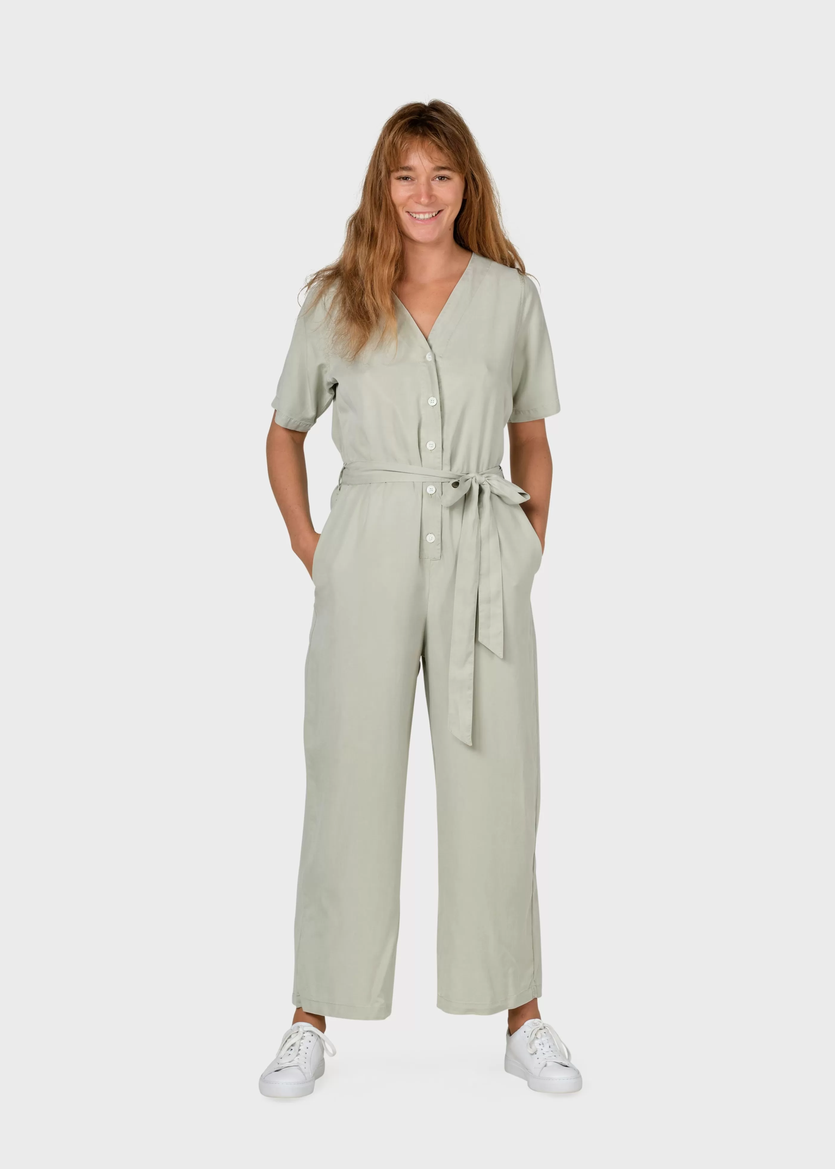 Klitmoller Collective Marna jumpsuit - Sage- Jumpsuits