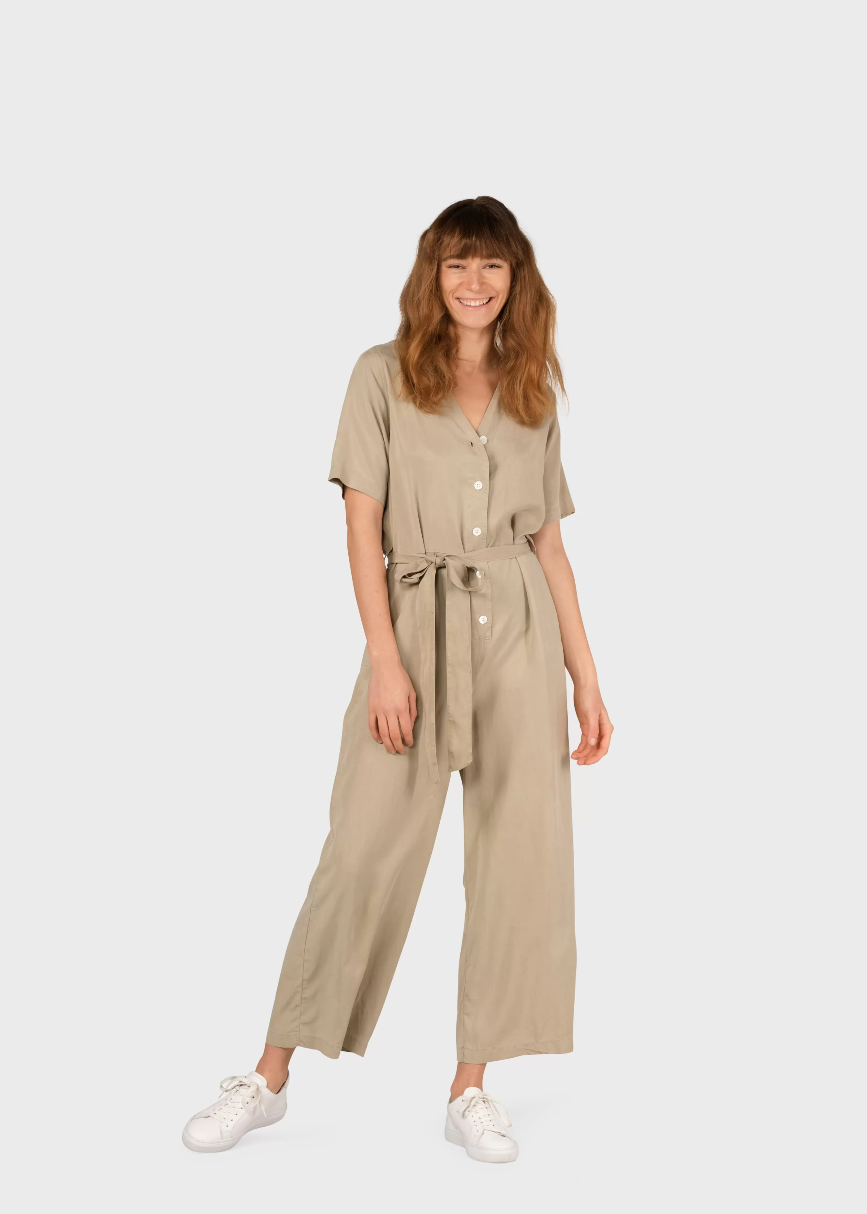 Klitmoller Collective Marna jumpsuit - Sand- Jumpsuits