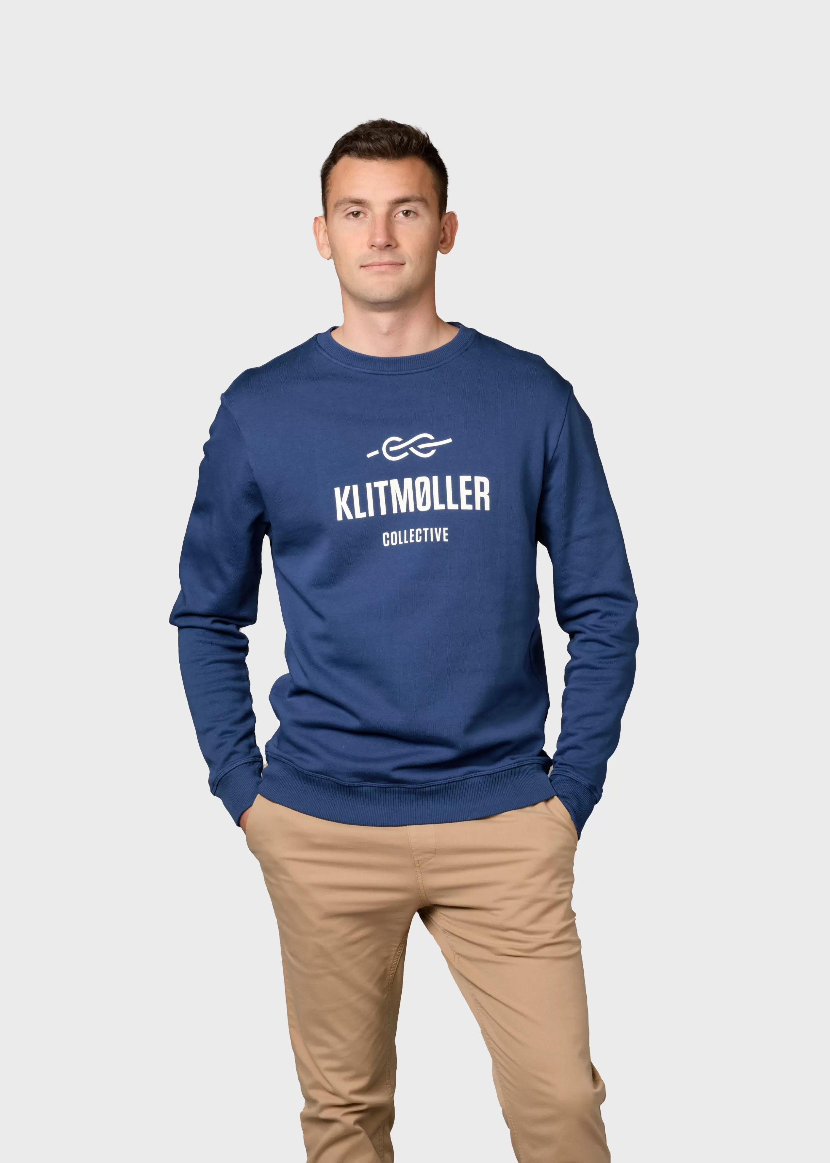 Klitmoller Collective Mens logo crew - - Sweatshirts