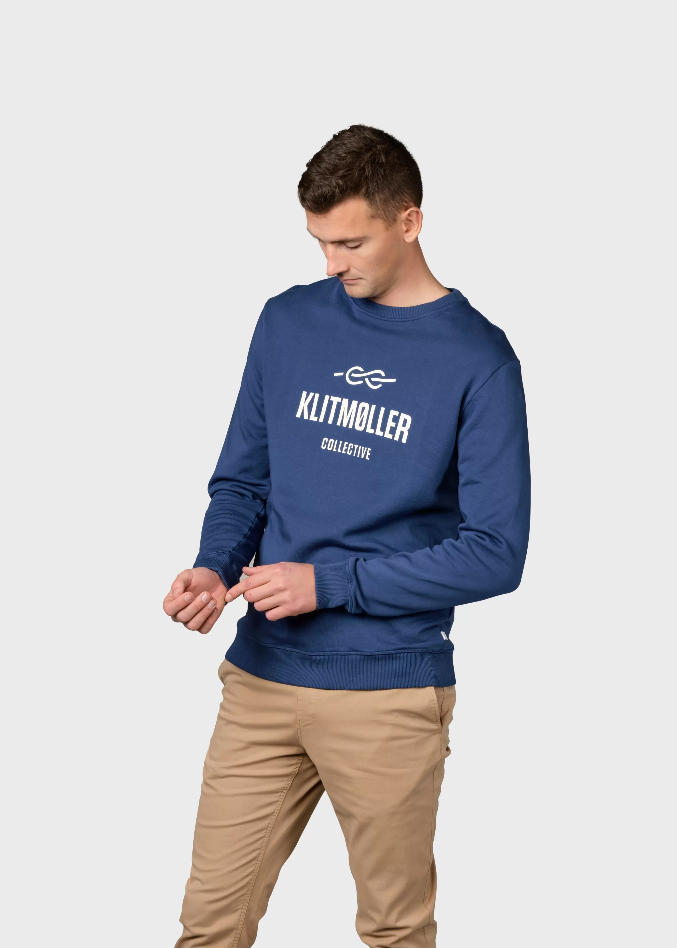 Klitmoller Collective Mens logo crew - - Sweatshirts