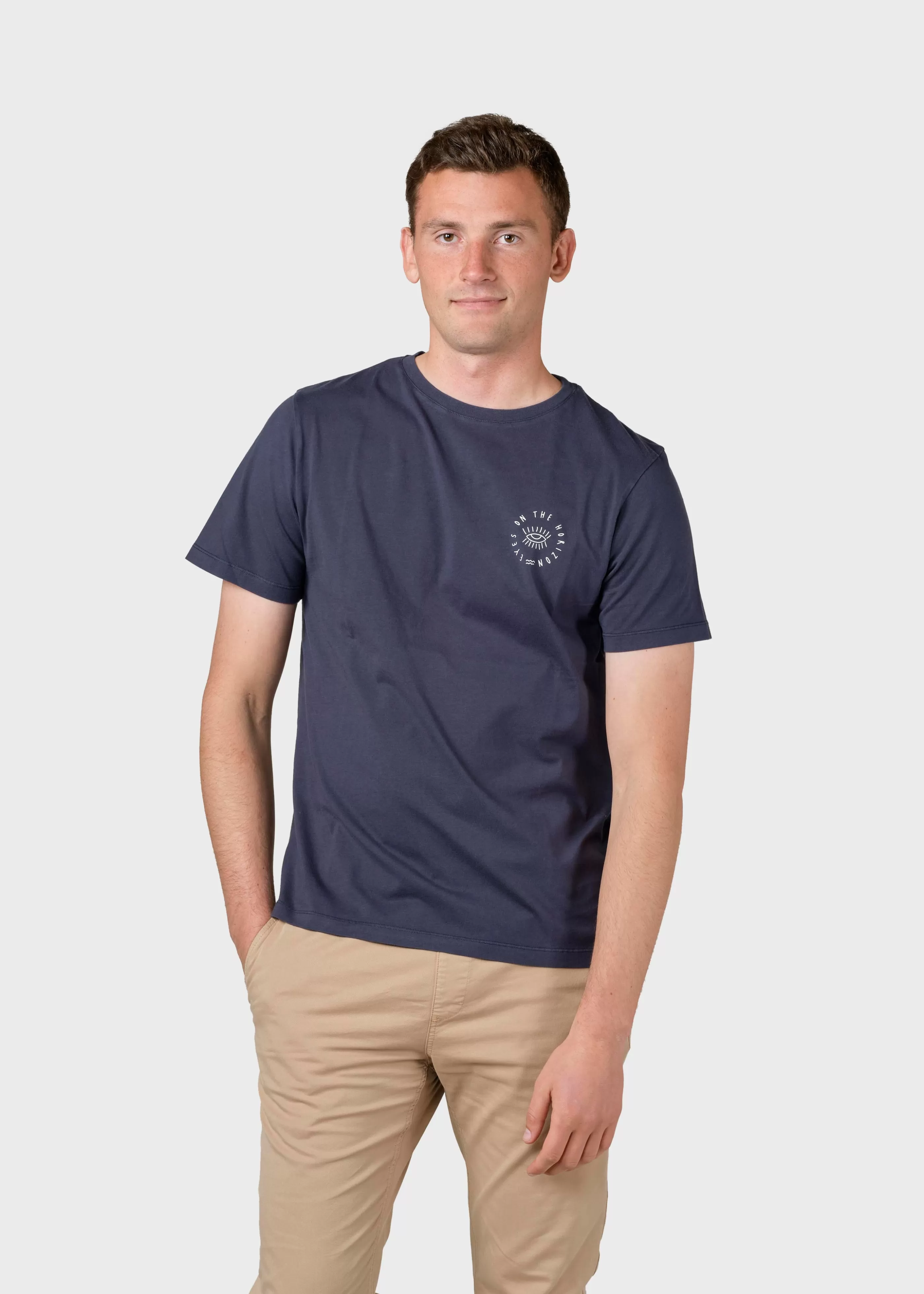 Klitmoller Collective Mico tee - Navy- T-shirts