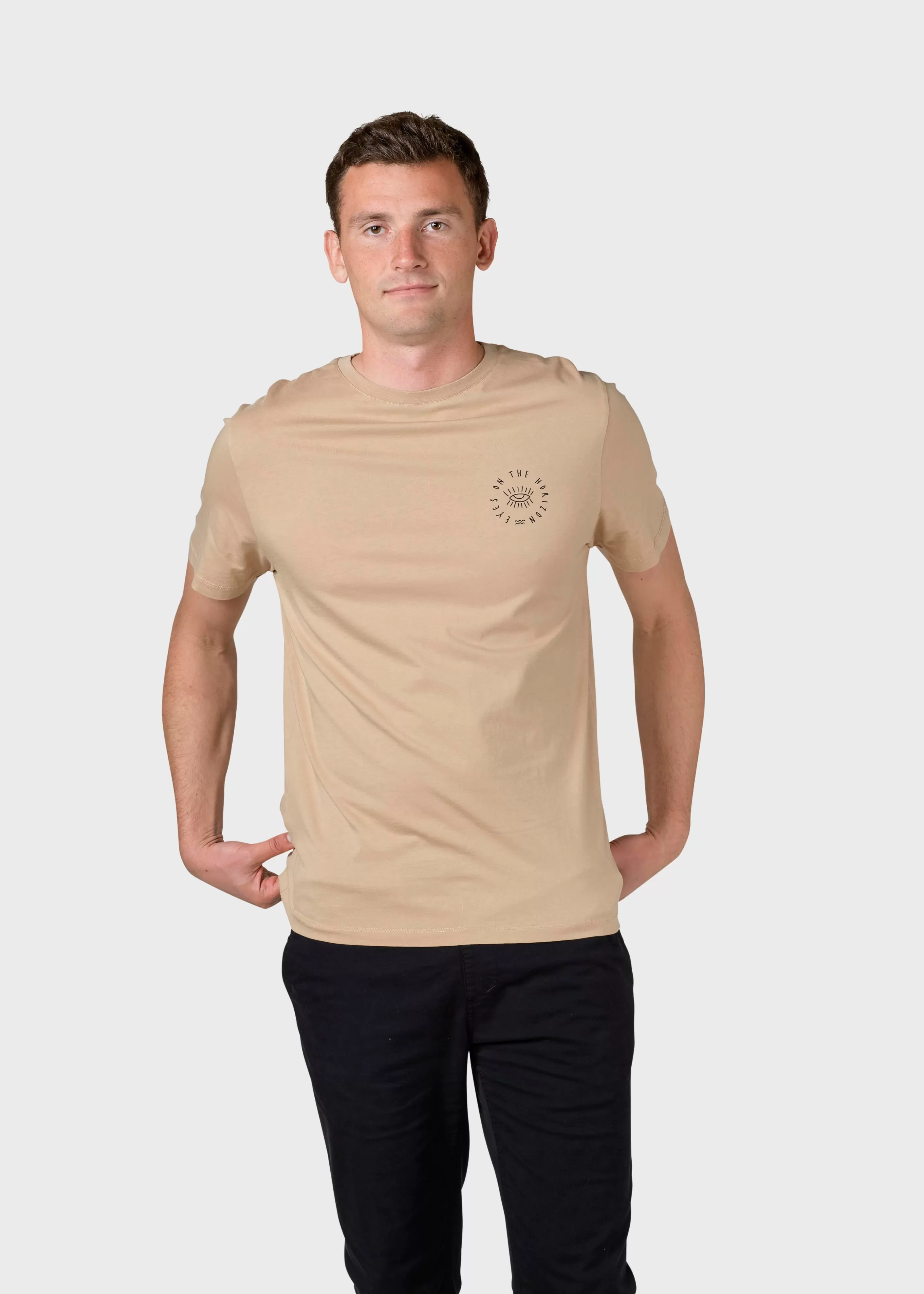 Klitmoller Collective Mico tee - Sand- T-shirts