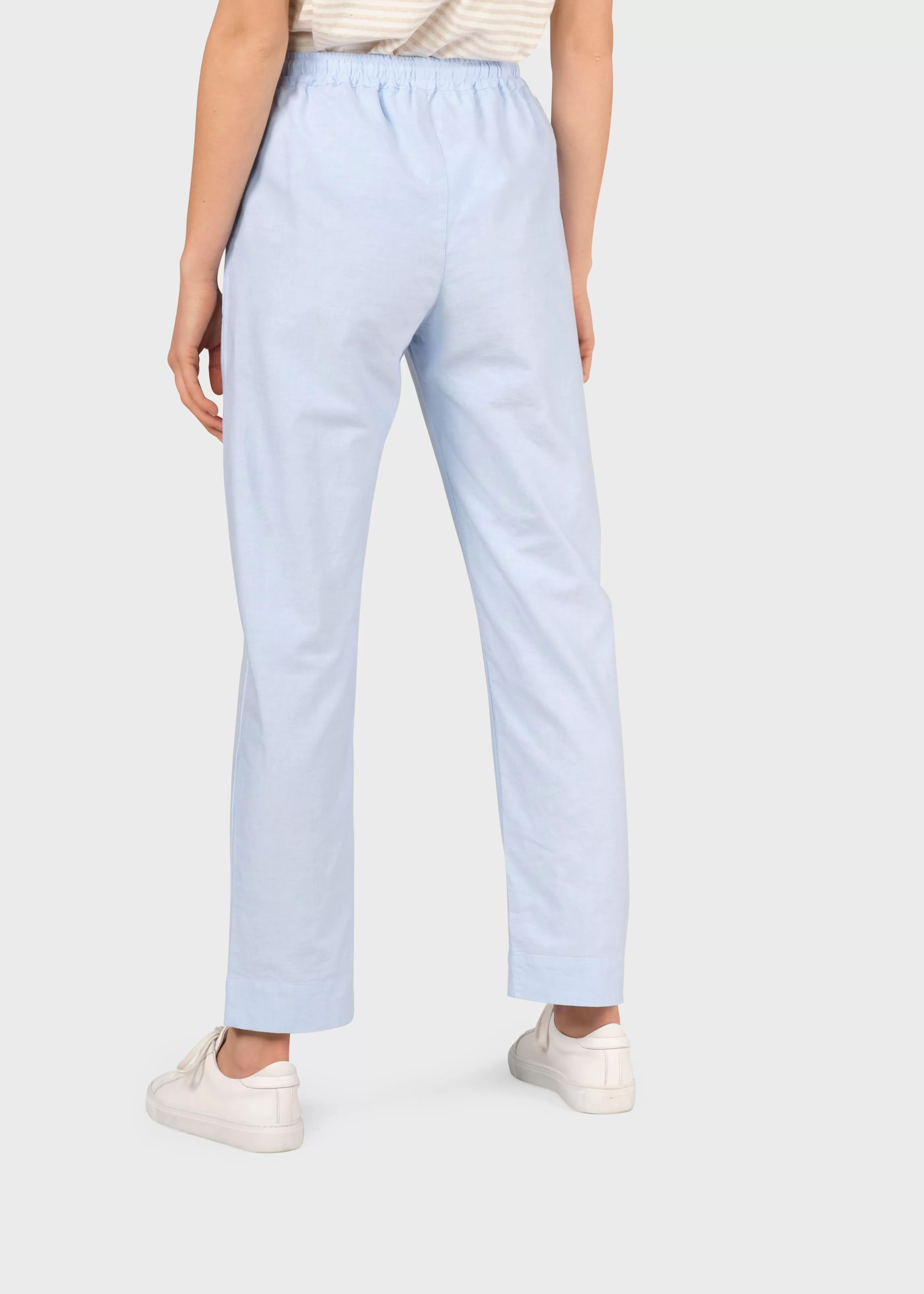 Klitmoller Collective Nicoline pant - Blue melange- Hosen