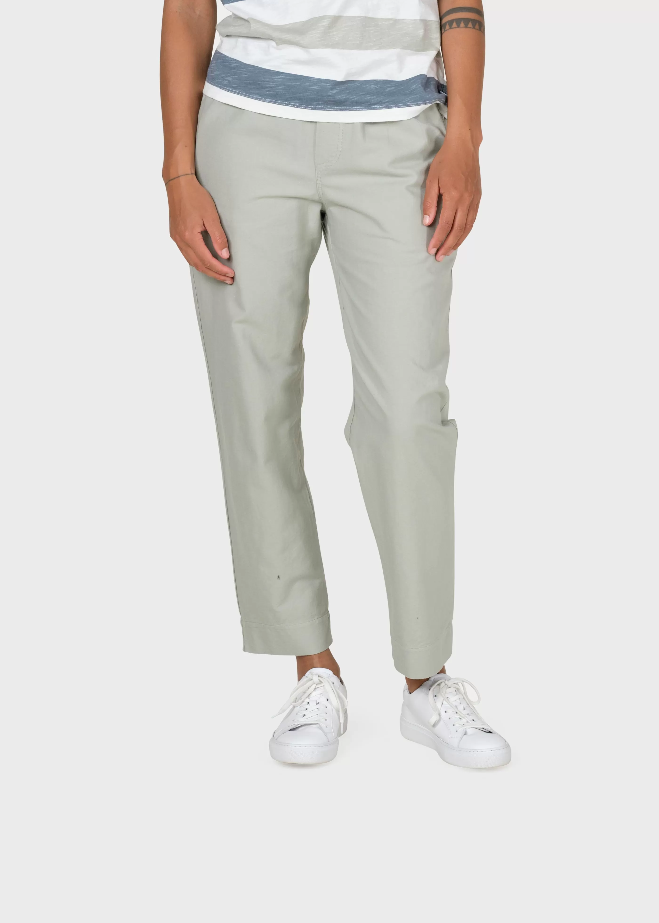 Klitmoller Collective Nicoline pant - Sage- Hosen