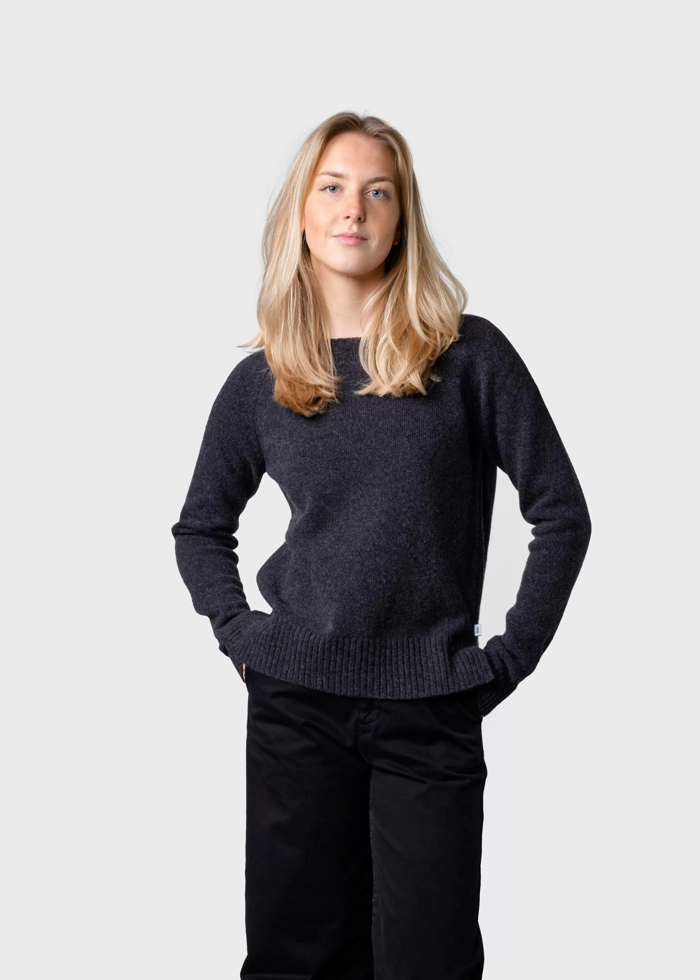 Klitmoller Collective Nina knit - Anthracite- Strick