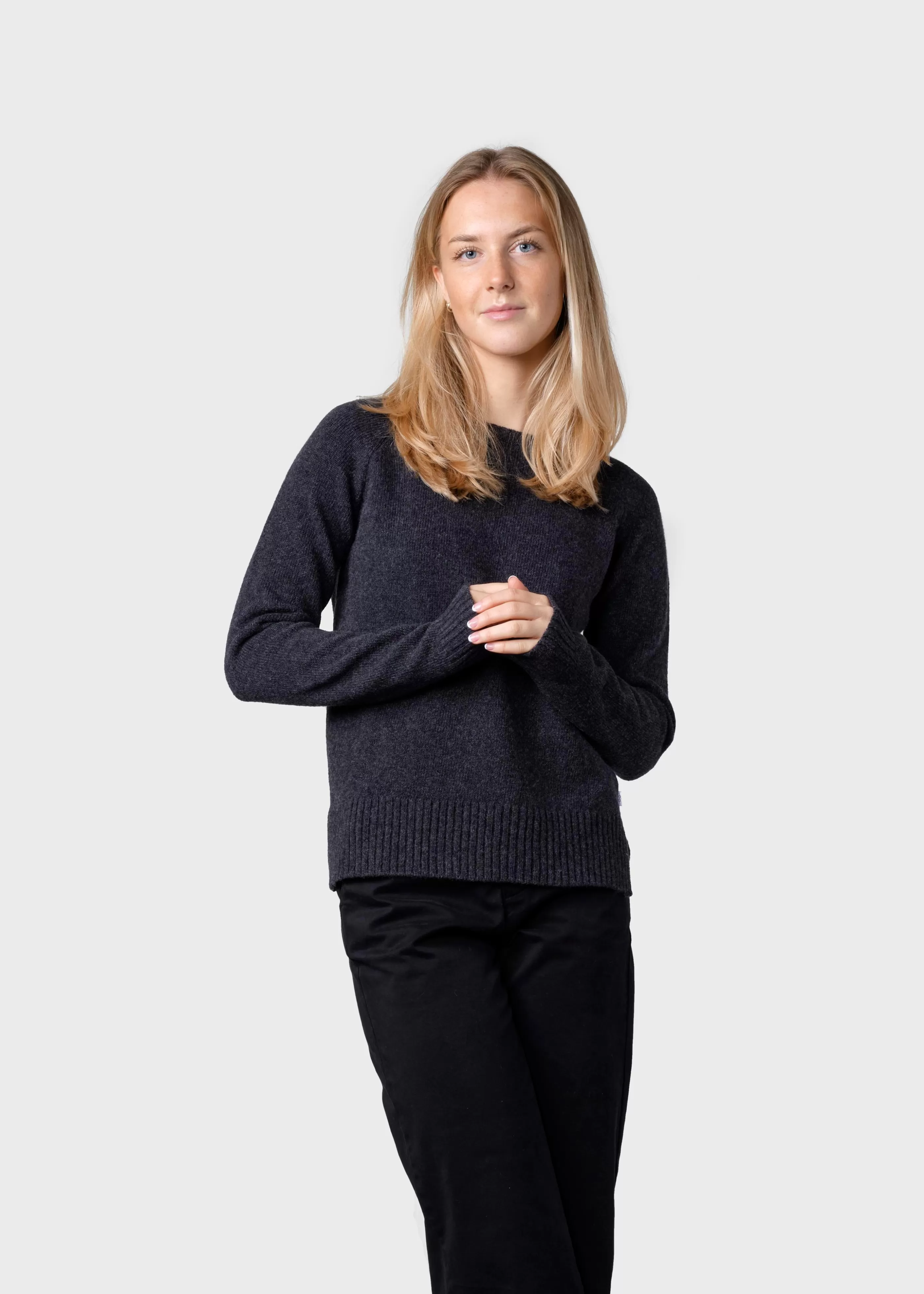 Klitmoller Collective Nina knit - Anthracite- Strick