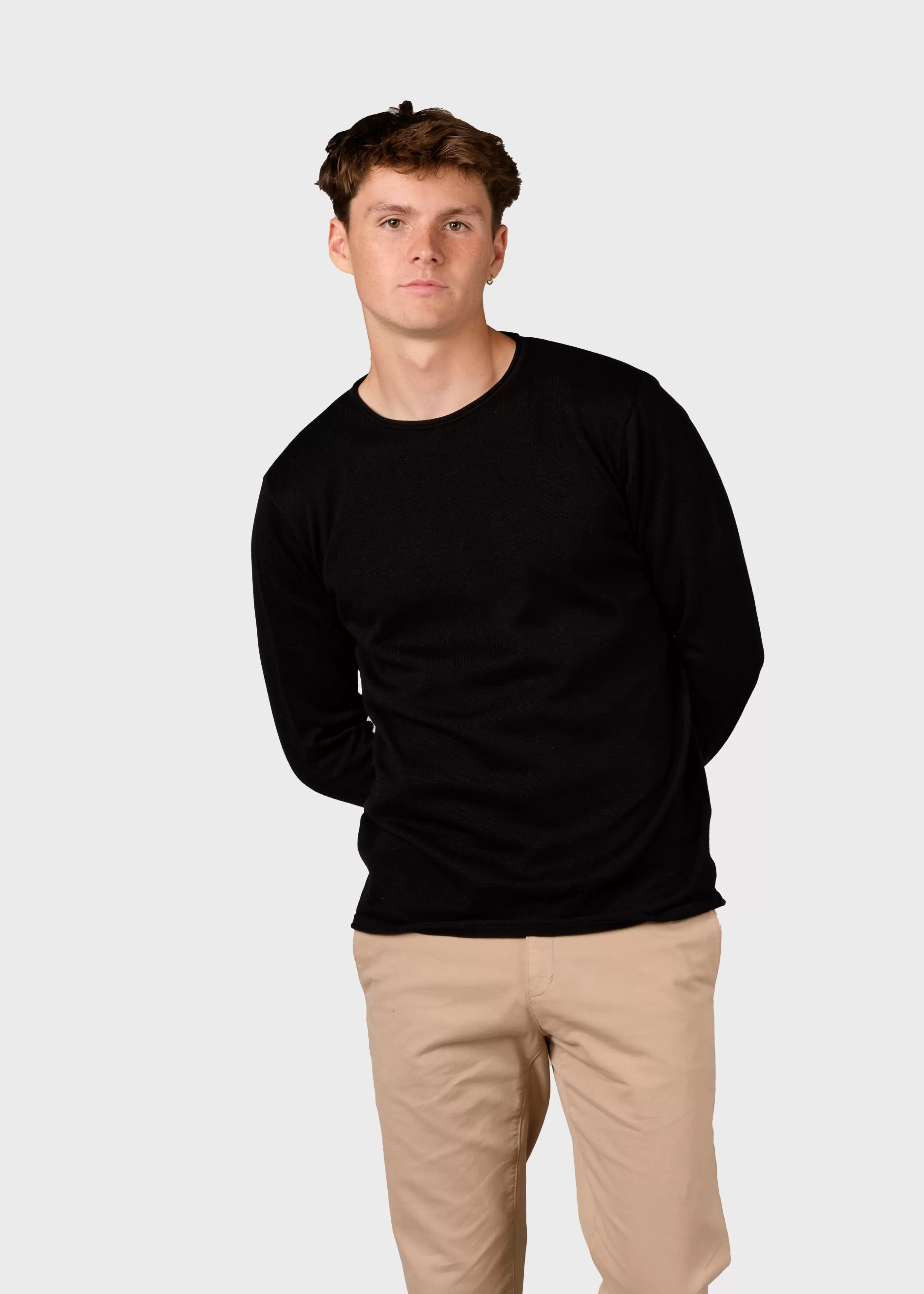 Klitmoller Collective Noah knit - Black- Strick