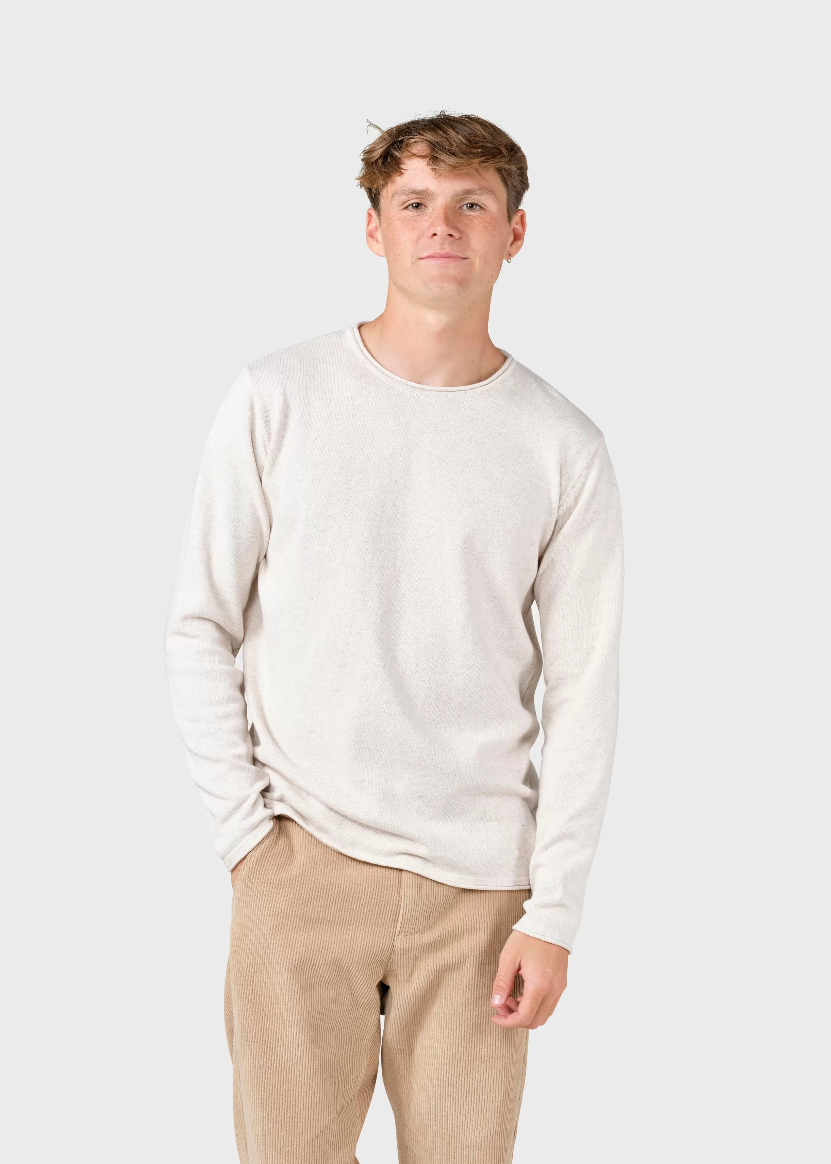 Klitmoller Collective Noah knit - Pastel sand- Strick