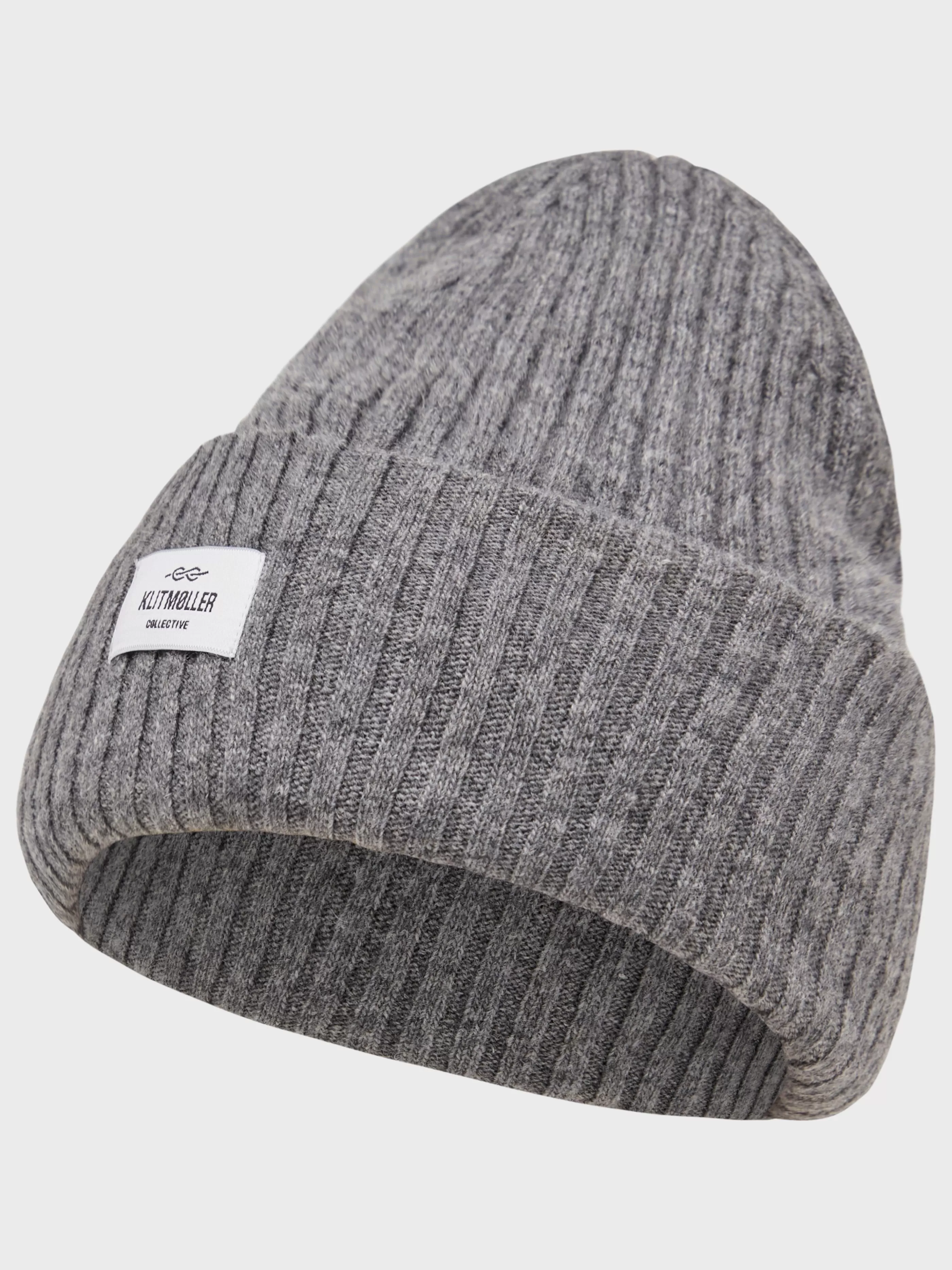 Klitmoller Collective North beanie - Light grey- Accessories