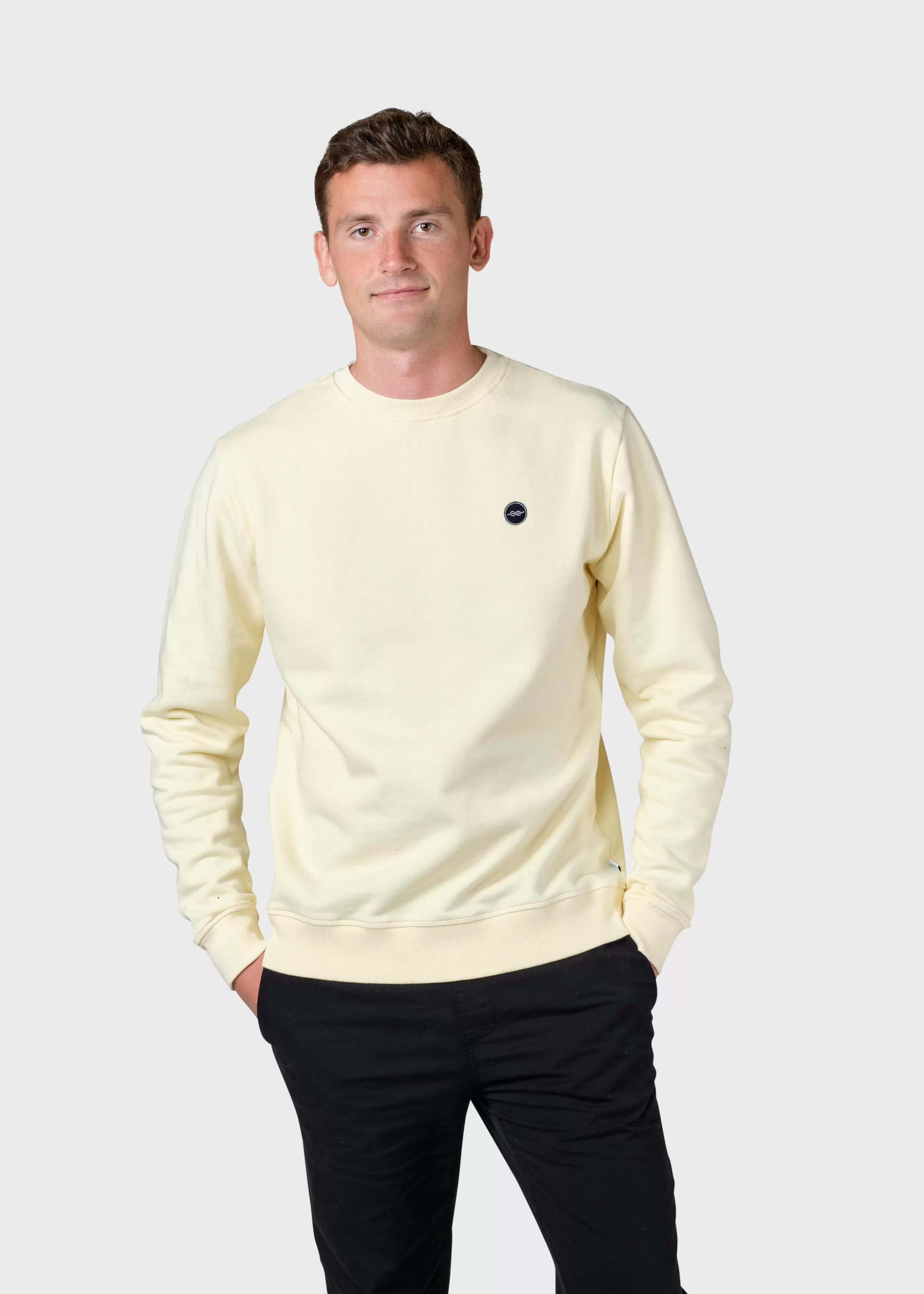 Klitmoller Collective Olaf crew - Lemon sorbet- Sweatshirts