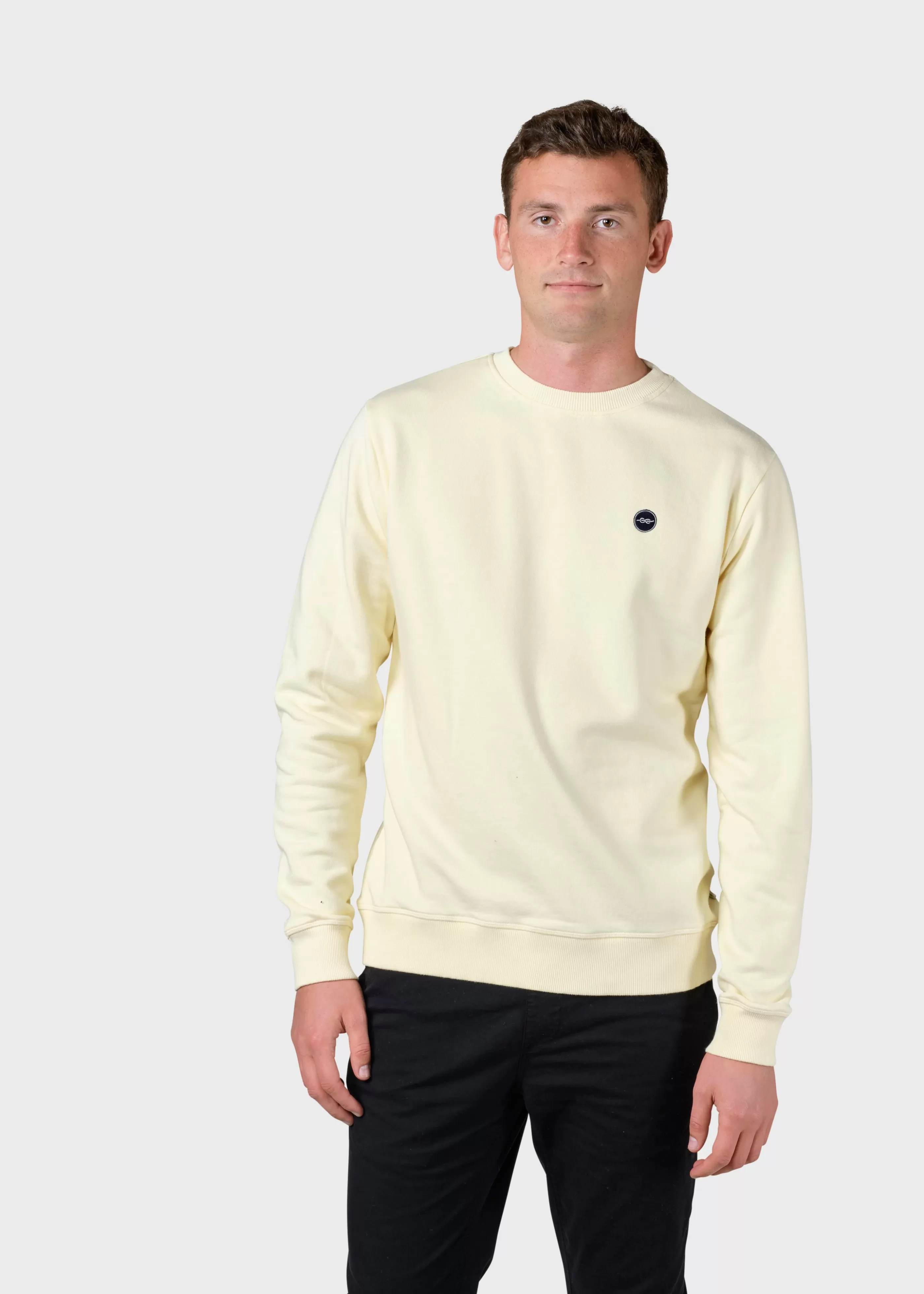 Klitmoller Collective Olaf crew - Lemon sorbet- Sweatshirts