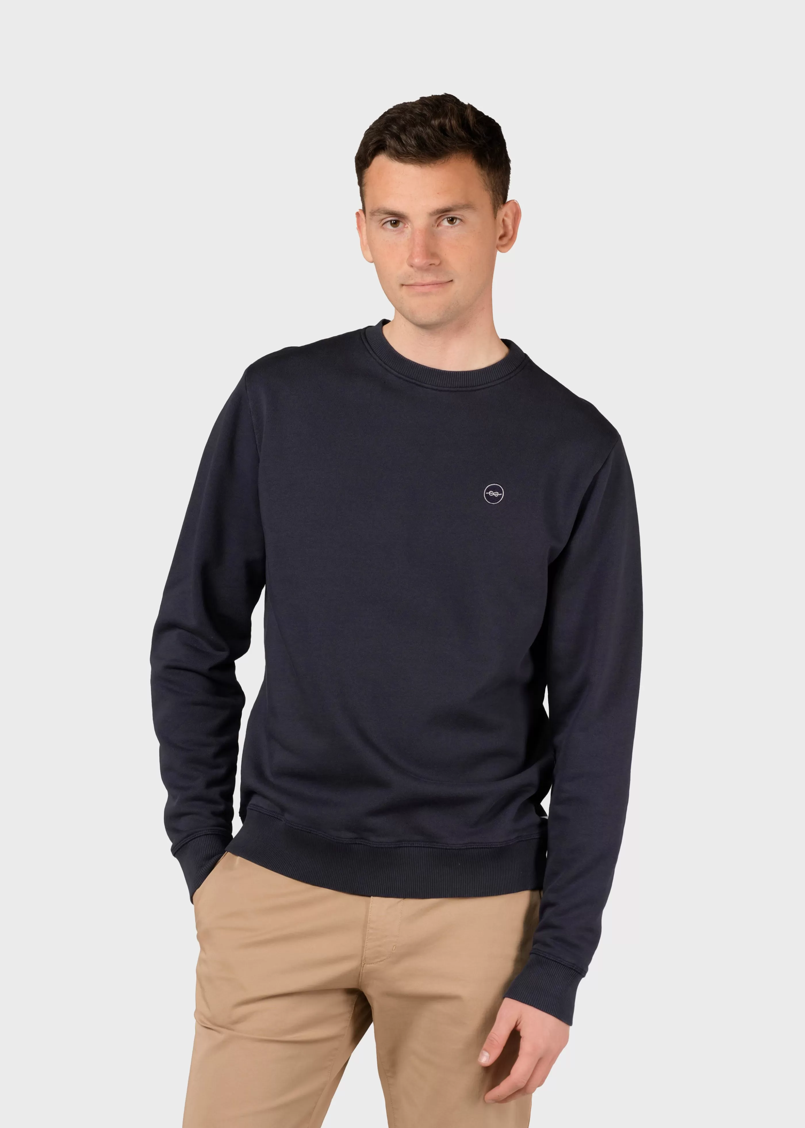 Klitmoller Collective Olaf crew - Navy- Sweatshirts