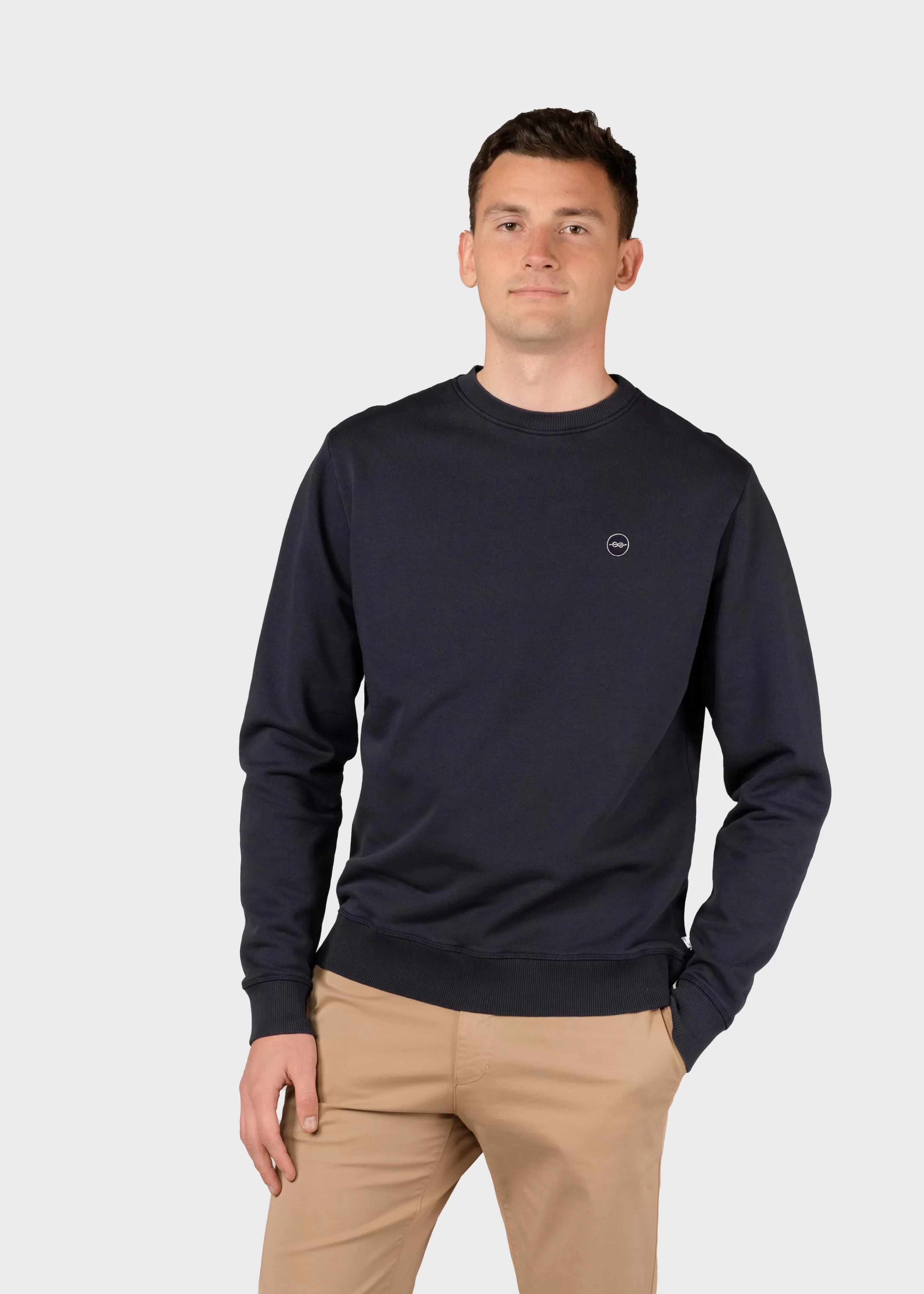 Klitmoller Collective Olaf crew - Navy- Sweatshirts